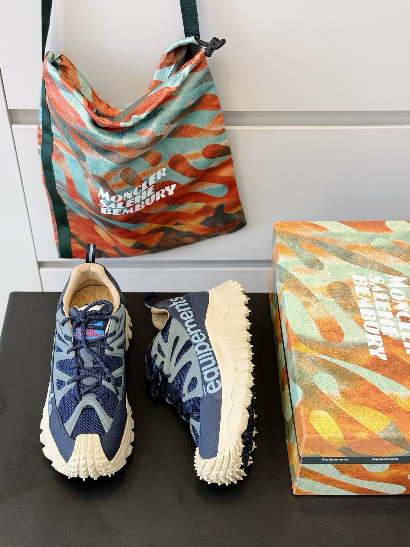 Moncler Male Sneakers Mesh M-l-s