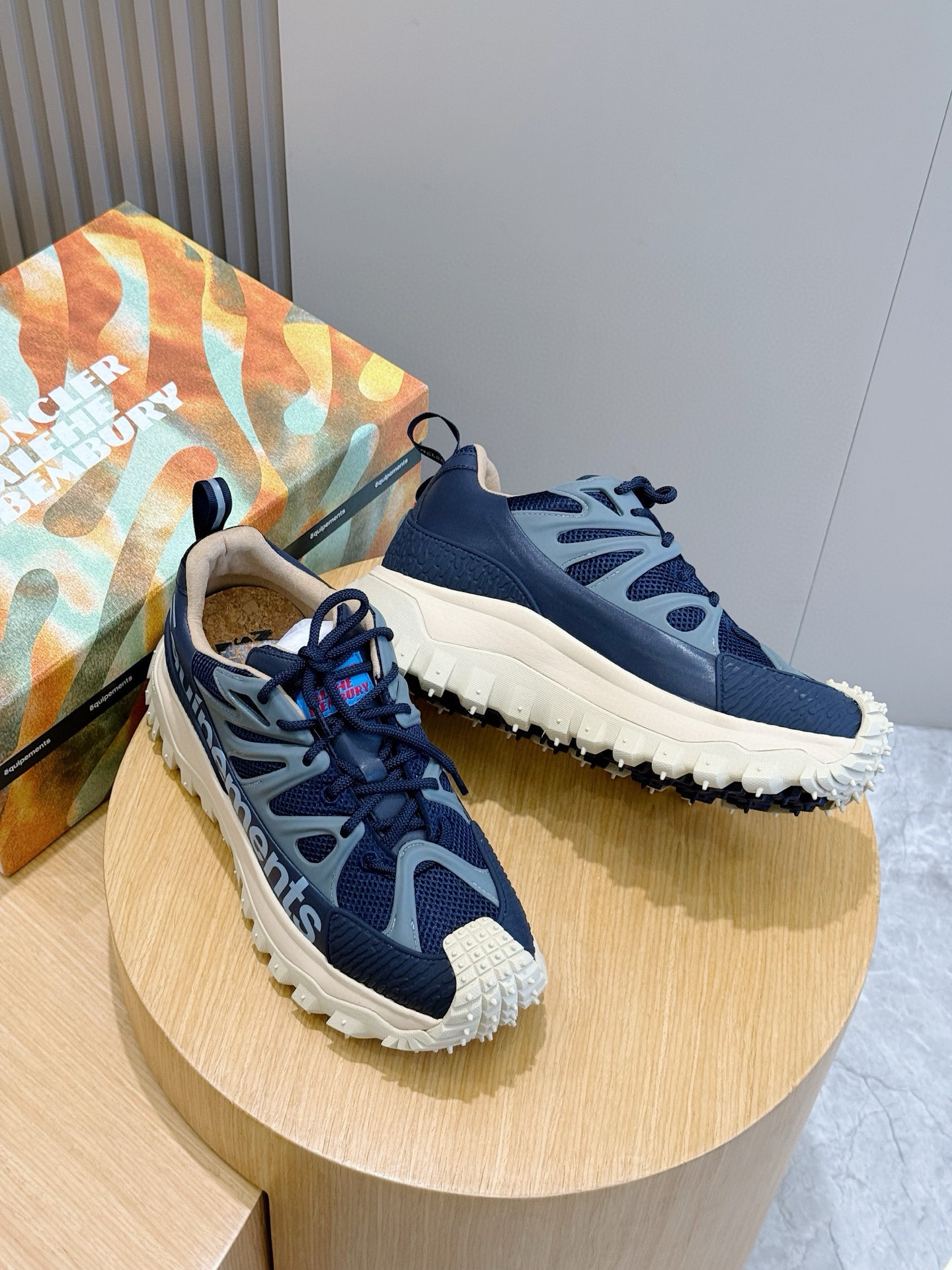 Moncler Male Sneakers Mesh M-l-s