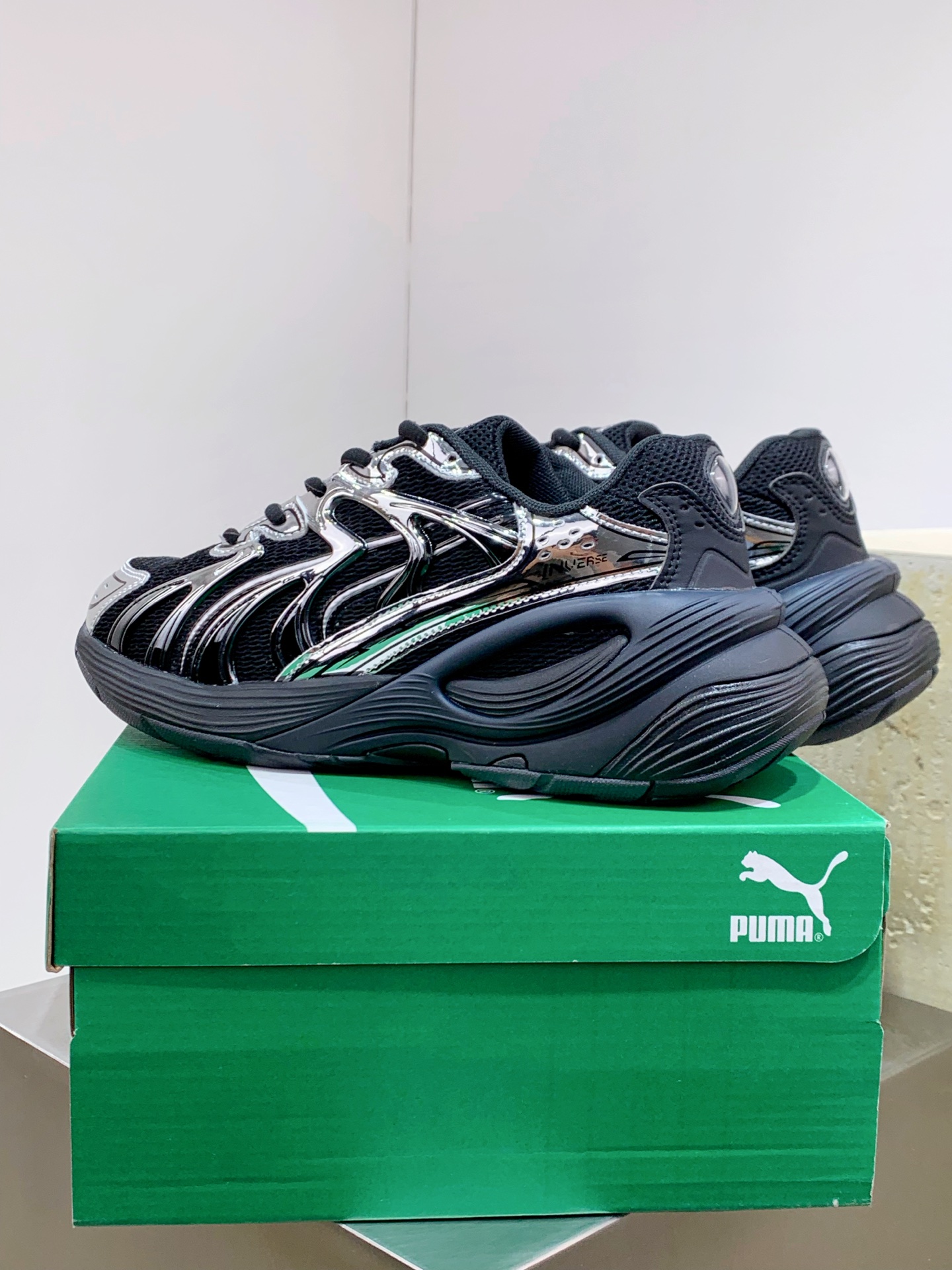 Male Running Shoes Black Shock Absorbing M-l-s