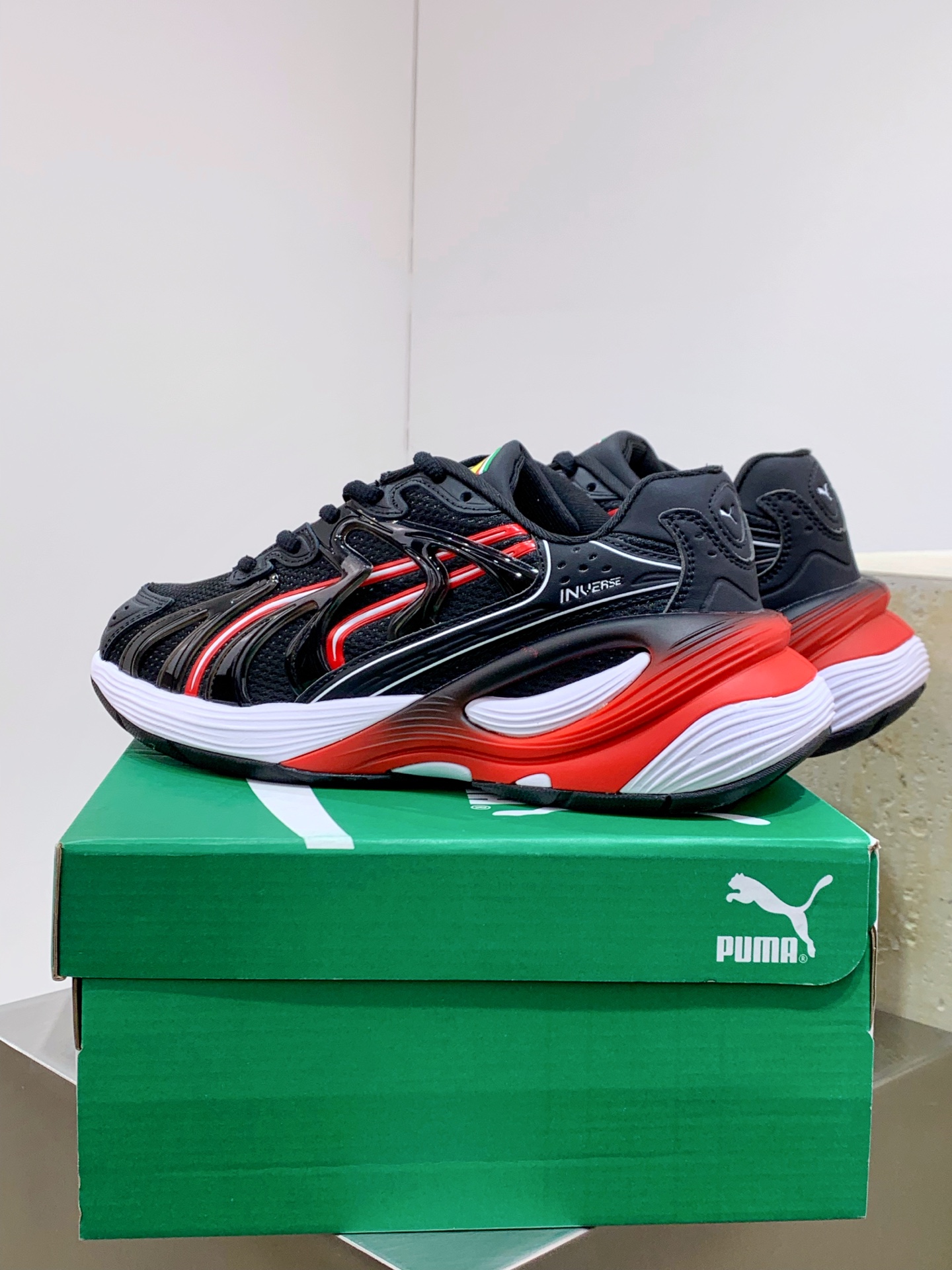 Male Running Shoes Black Shock Absorbing M-l-s