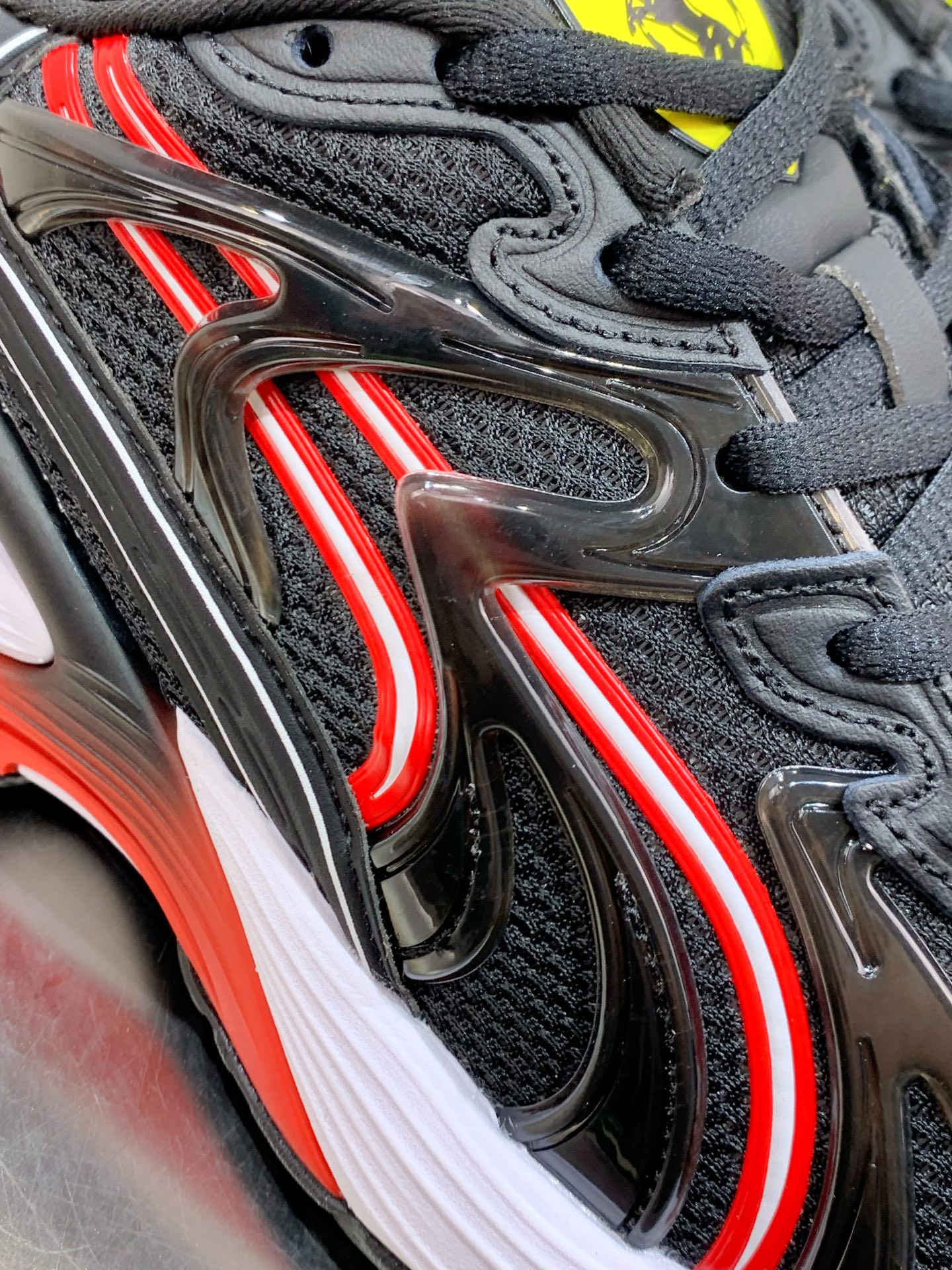 Male Running Shoes Black Shock Absorbing M-l-s