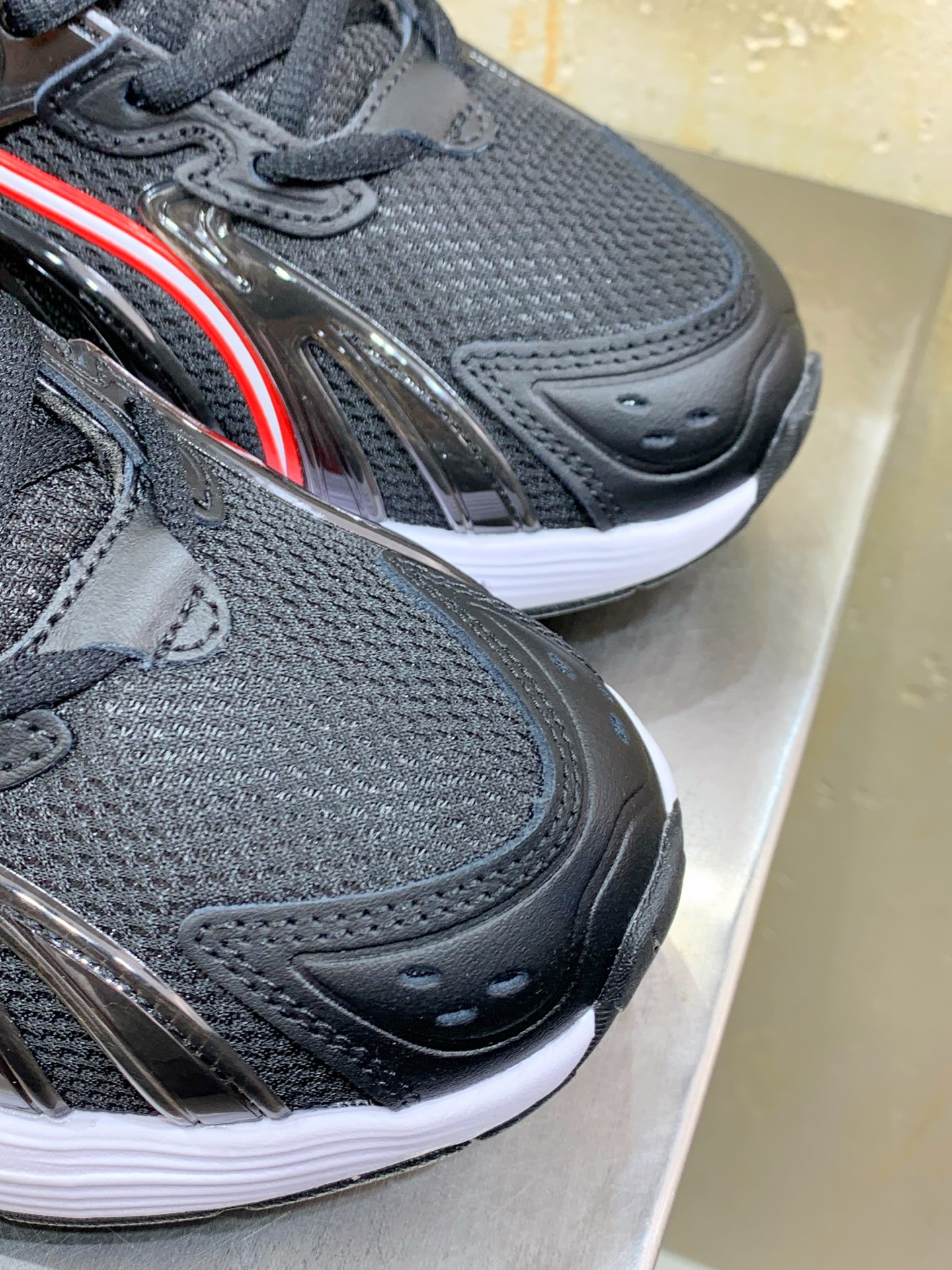 Male Running Shoes Black Shock Absorbing M-l-s