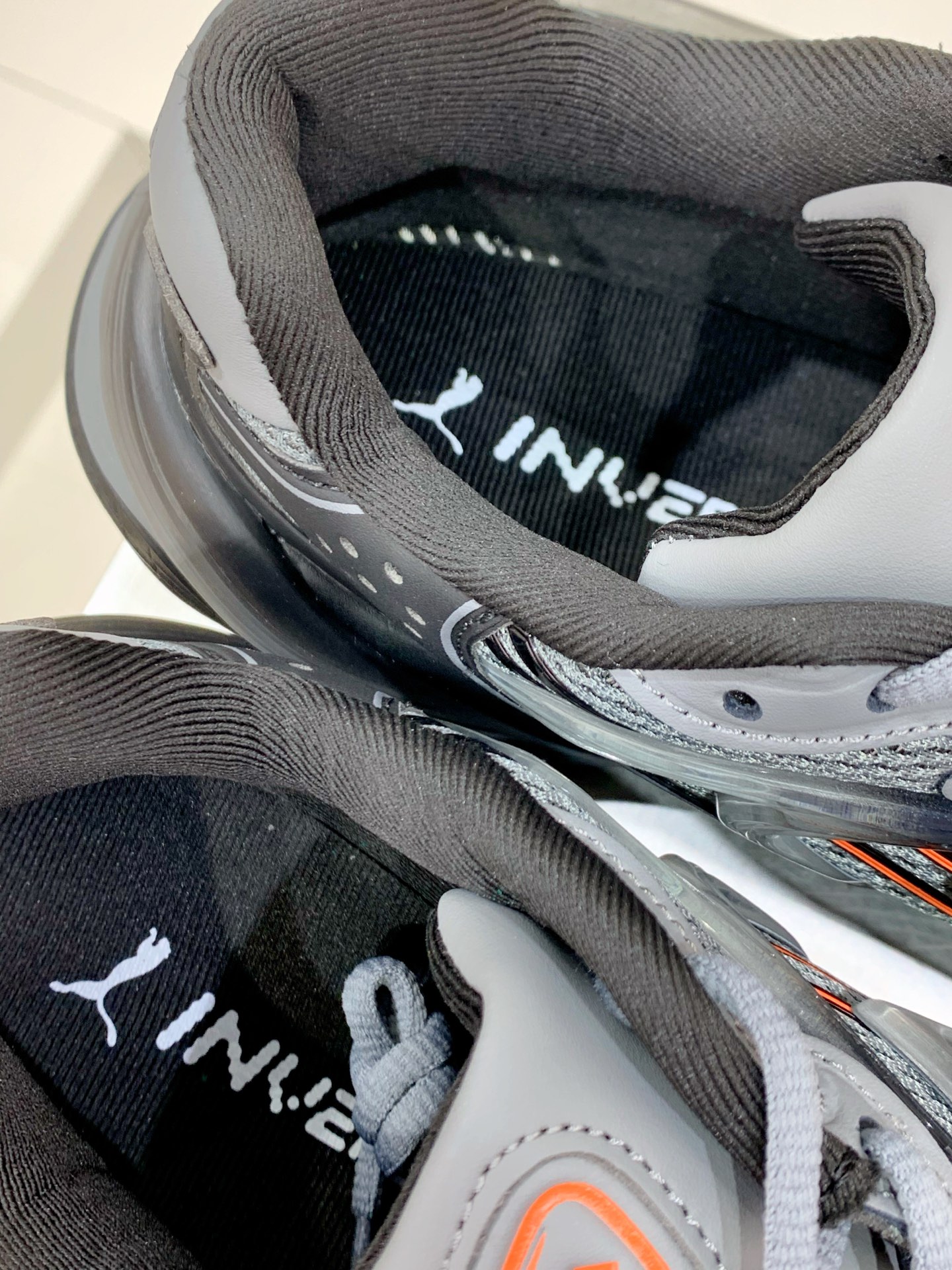 Male Running Shoes Black Shock Absorbing M-l-s