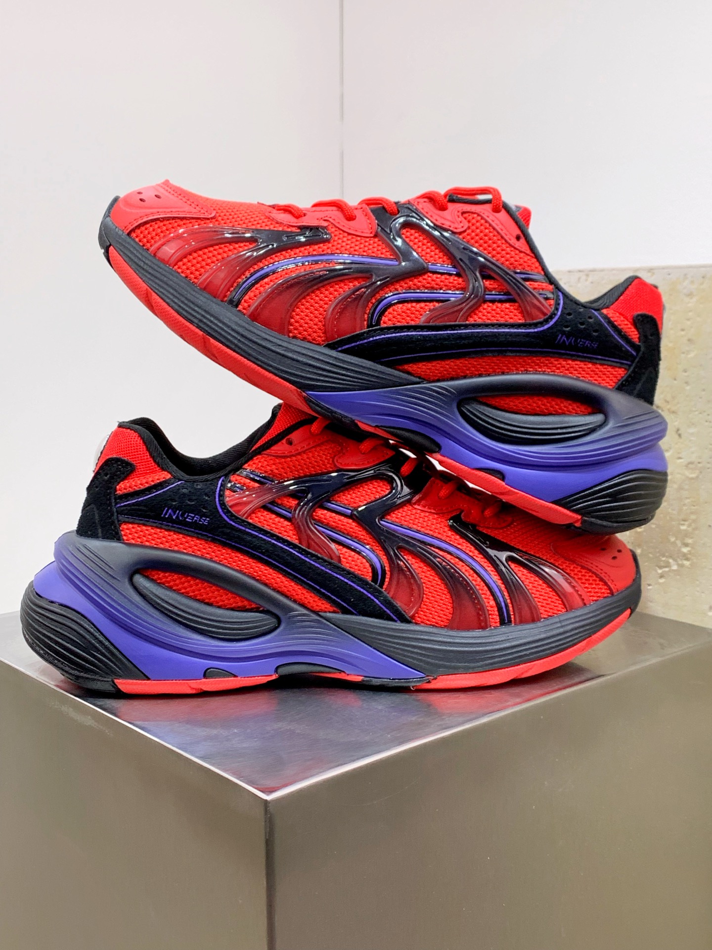 Male Running Shoes Black Shock Absorbing M-l-s