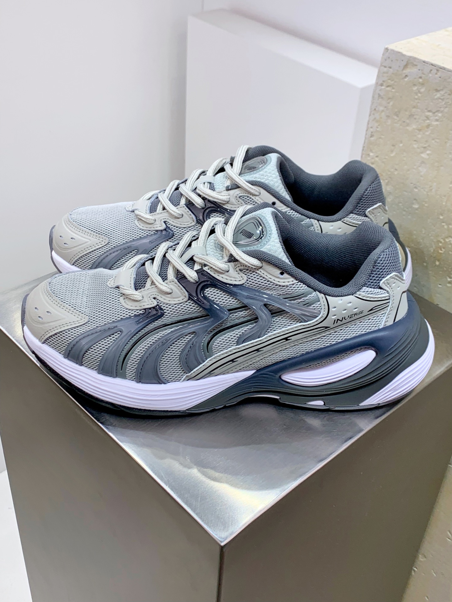 Male Running Shoes Black Shock Absorbing M-l-s