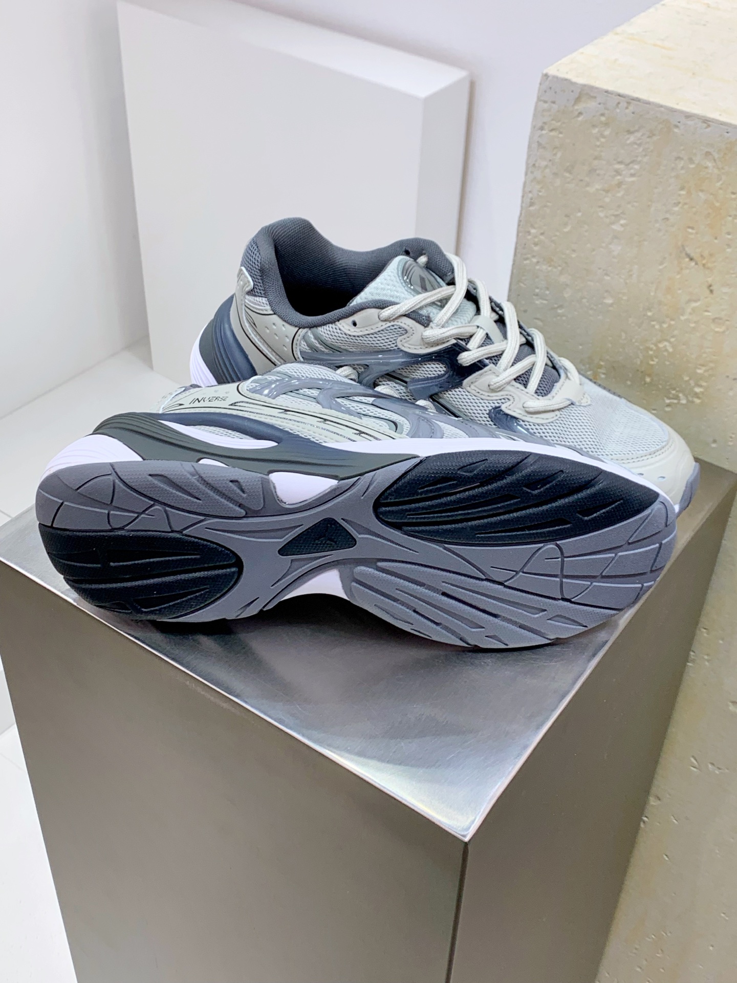 Male Running Shoes Black Shock Absorbing M-l-s