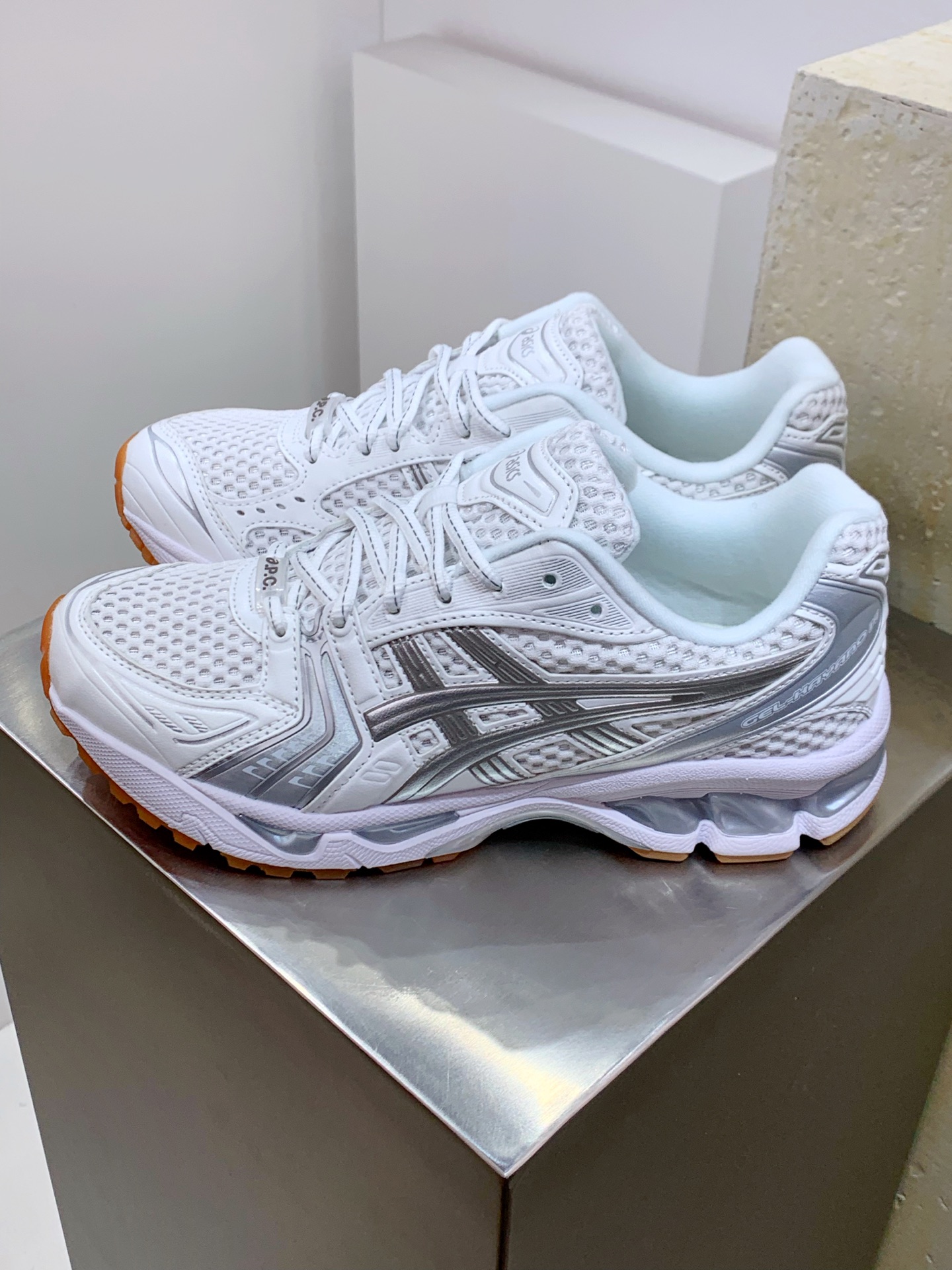 Asics Running Shoes Blue Breathable M-l-s