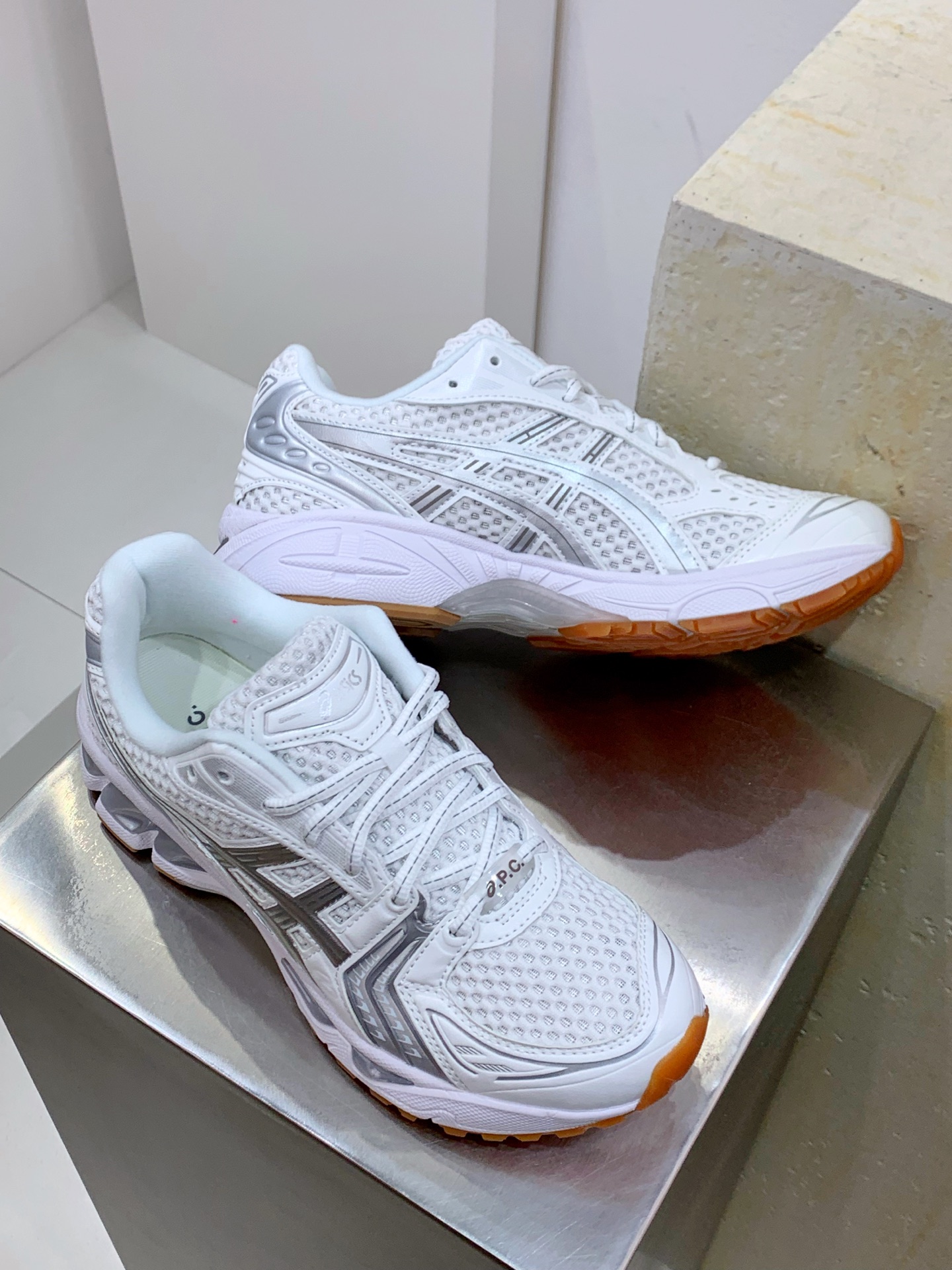 Asics Running Shoes Blue Breathable M-l-s