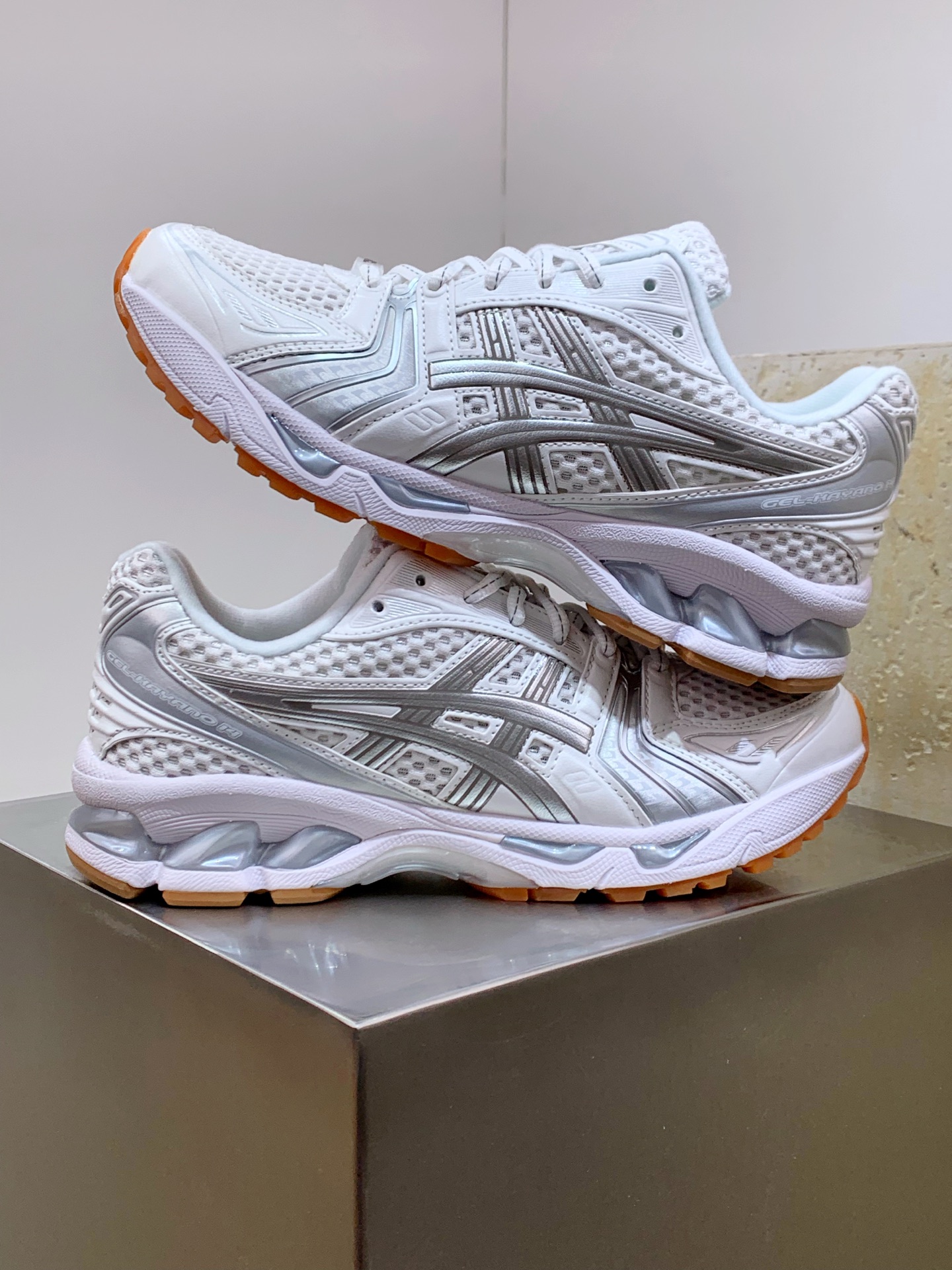 Asics Running Shoes Blue Breathable M-l-s