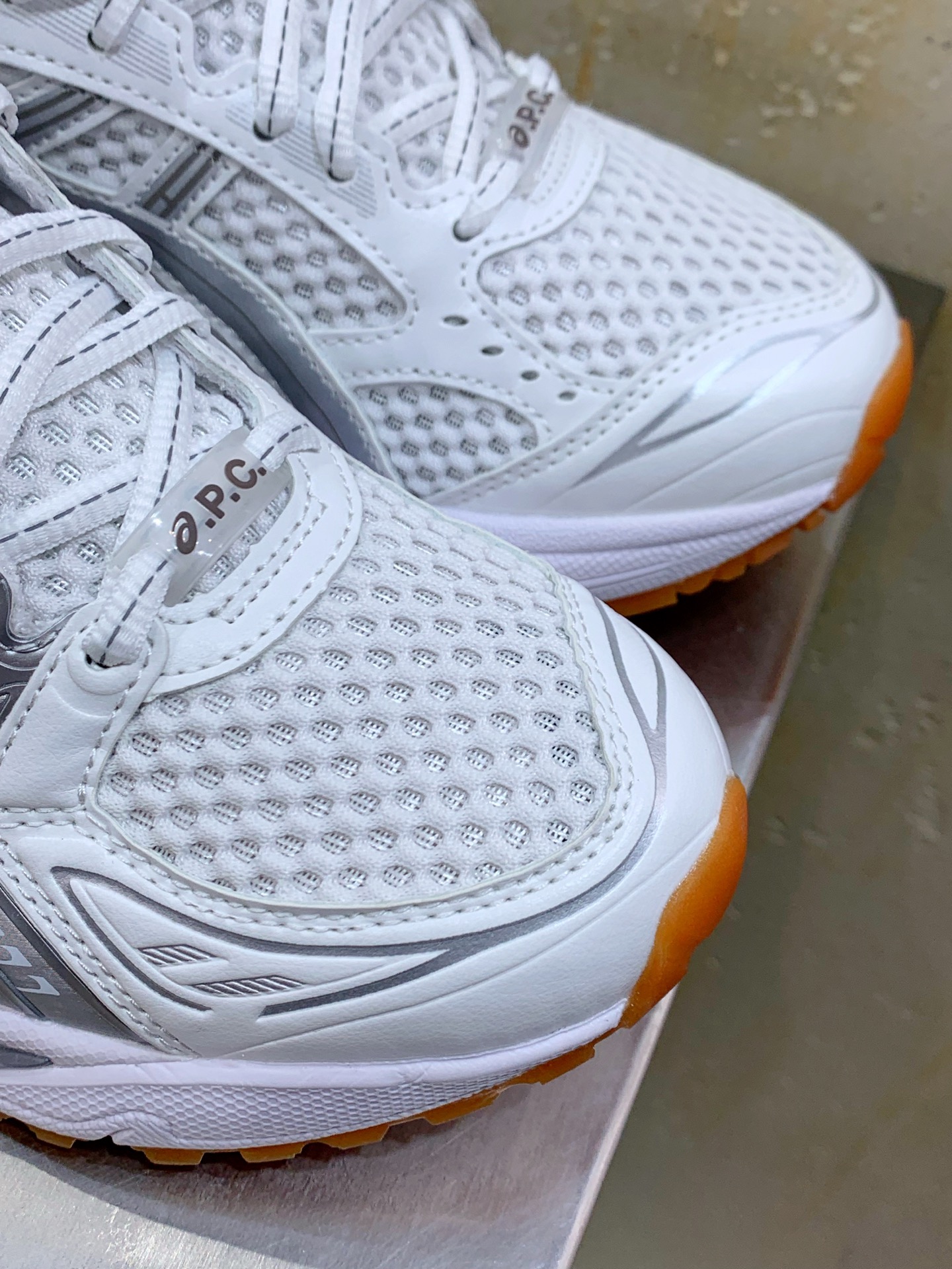 Asics Running Shoes Blue Breathable M-l-s