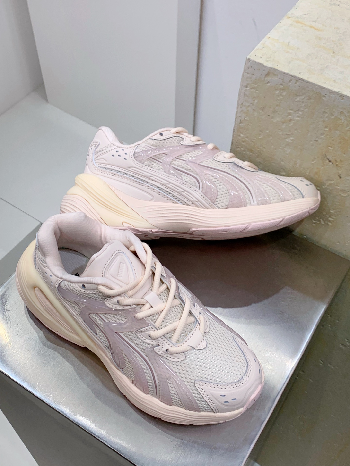 Female Running Shoes Black Shock Absorbing M-l-s