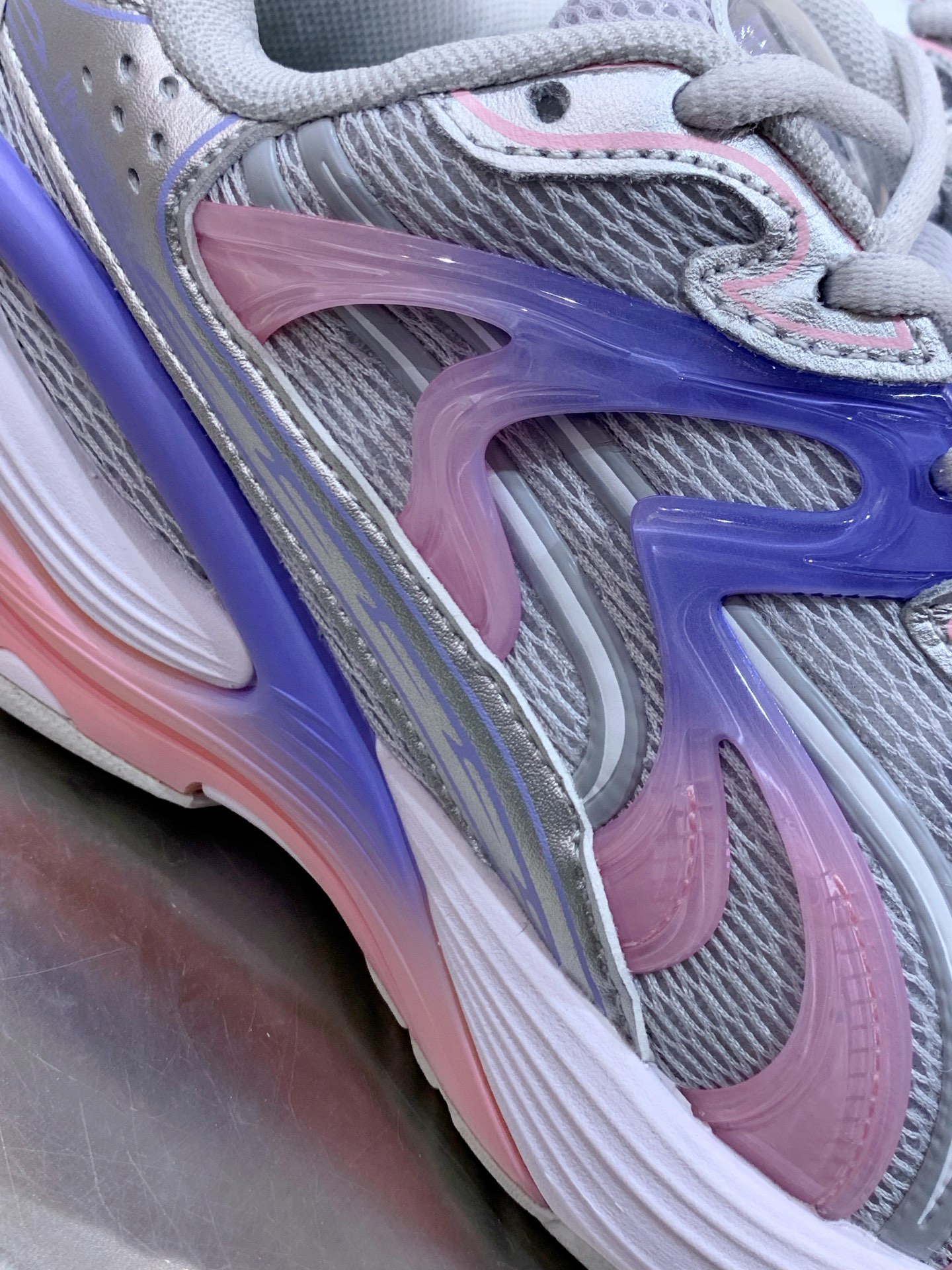 Female Running Shoes Black Shock Absorbing M-l-s