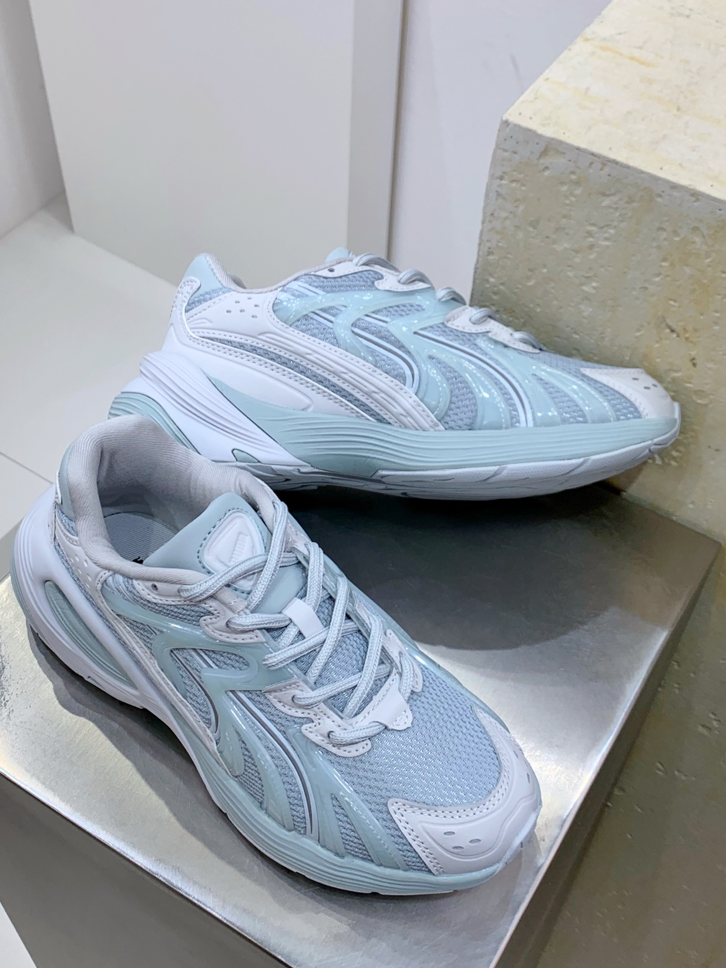 Male Running Shoes Black Shock Absorbing M-l-s