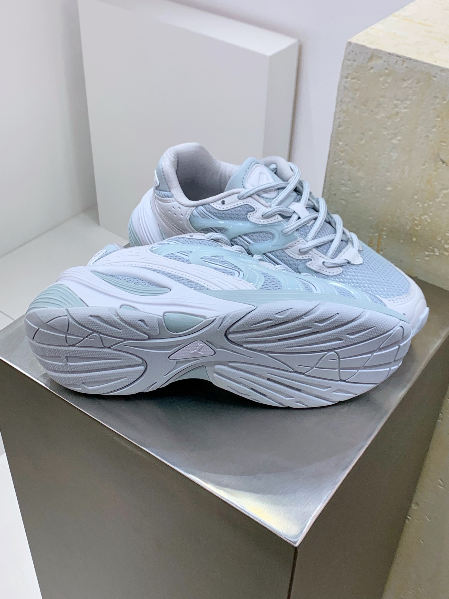 Male Running Shoes Black Shock Absorbing M-l-s