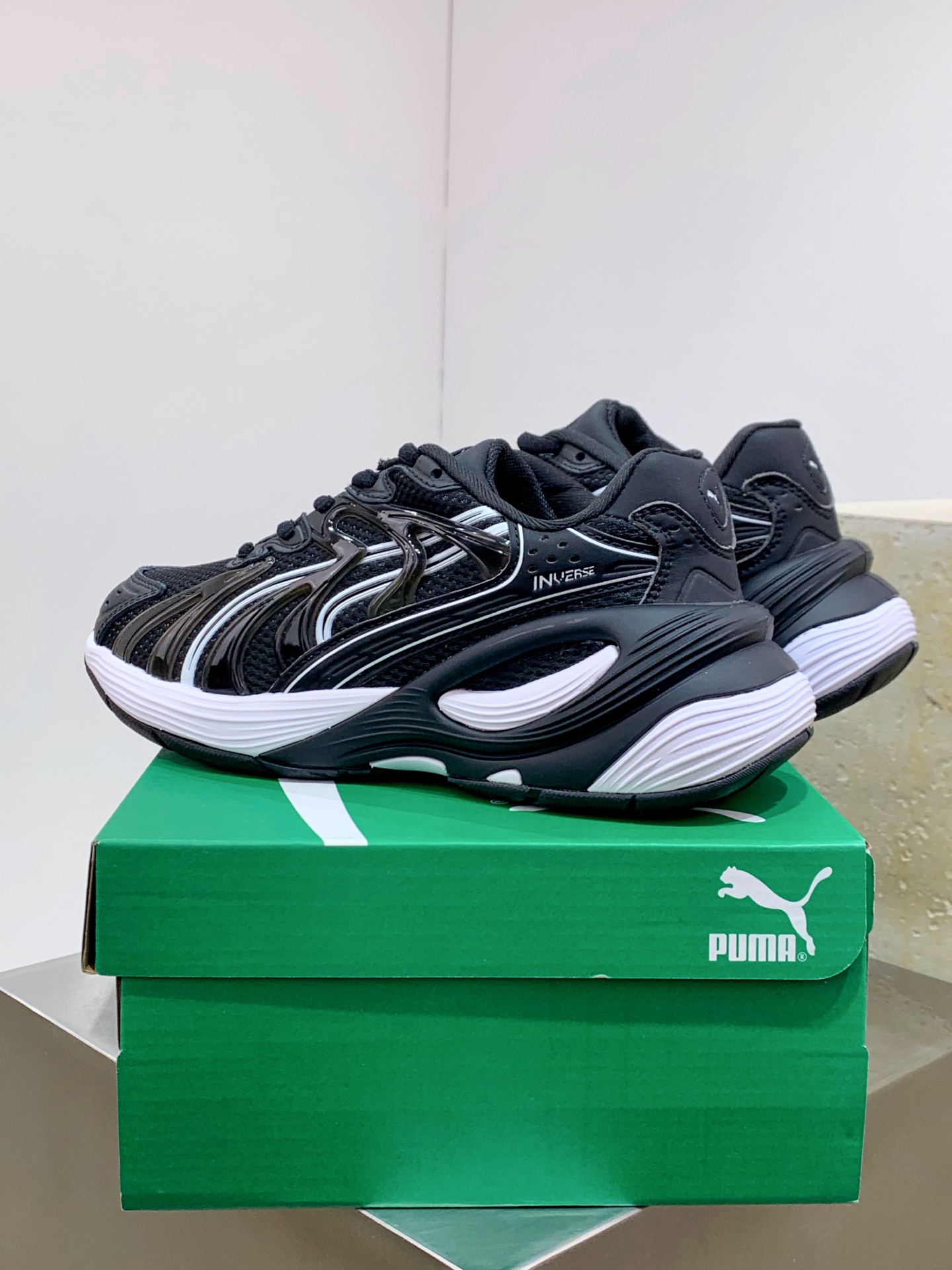 Male Running Shoes Black Shock Absorbing M-l-s