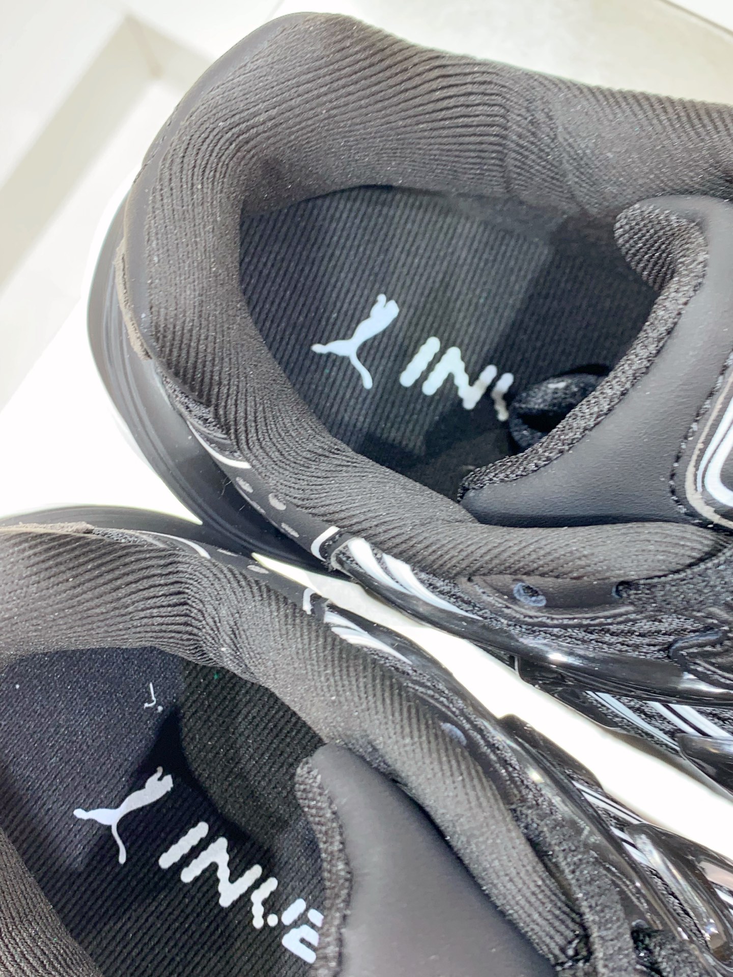 Male Running Shoes Black Shock Absorbing M-l-s