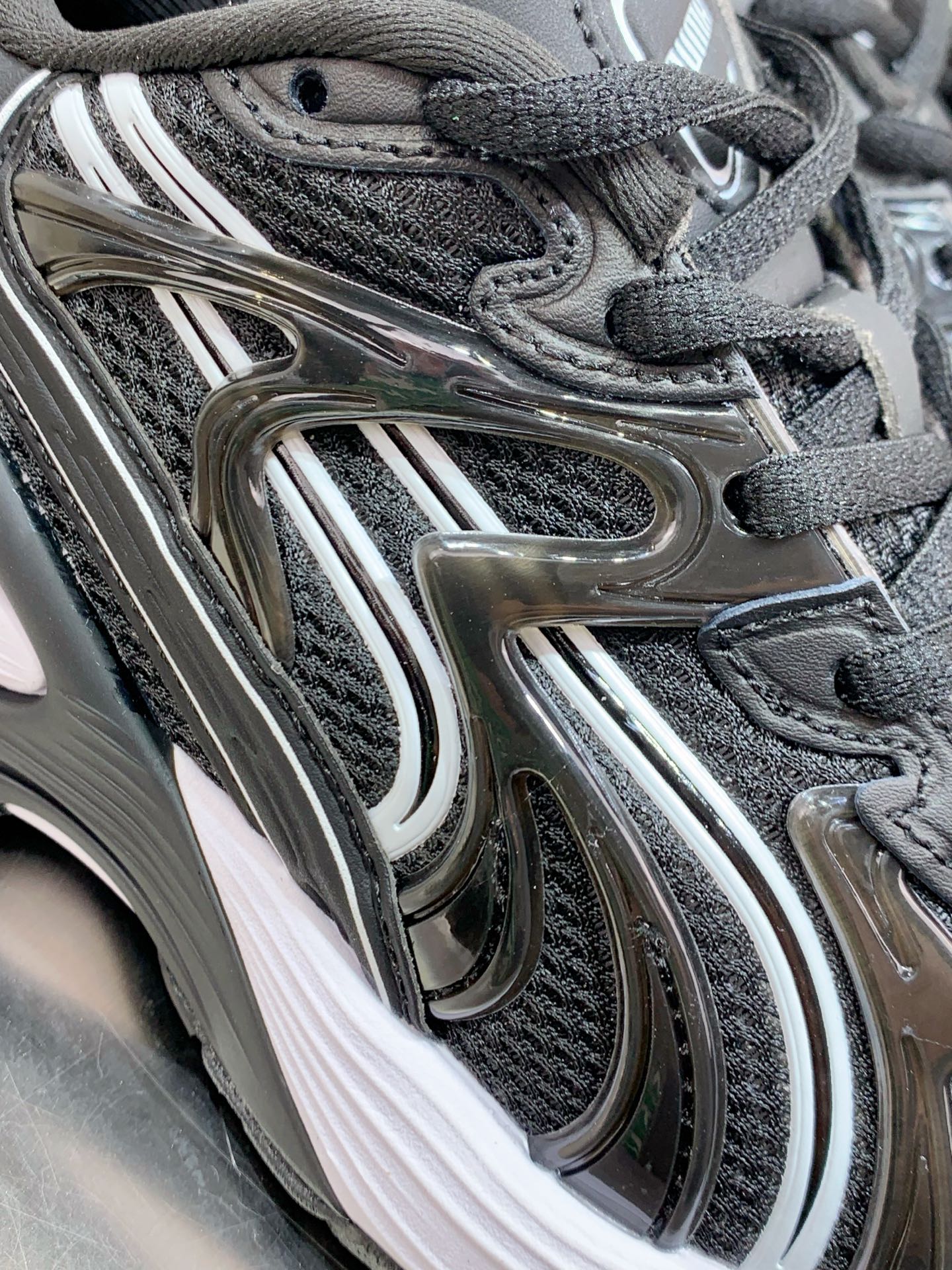 Male Running Shoes Black Shock Absorbing M-l-s