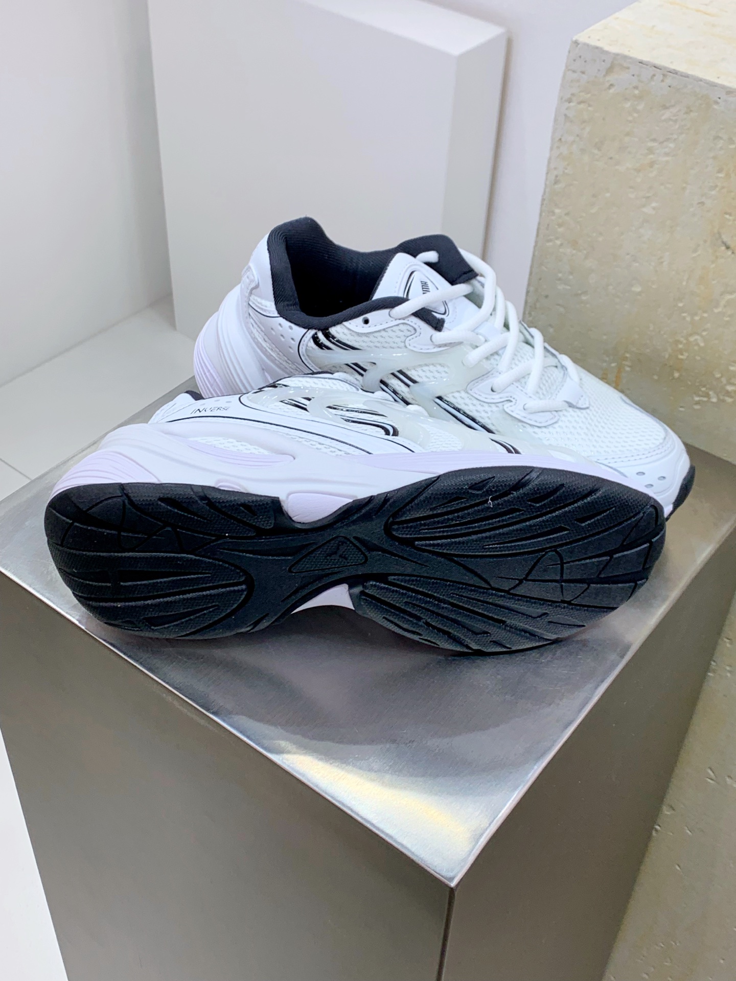 Male Running Shoes Black Shock Absorbing M-l-s