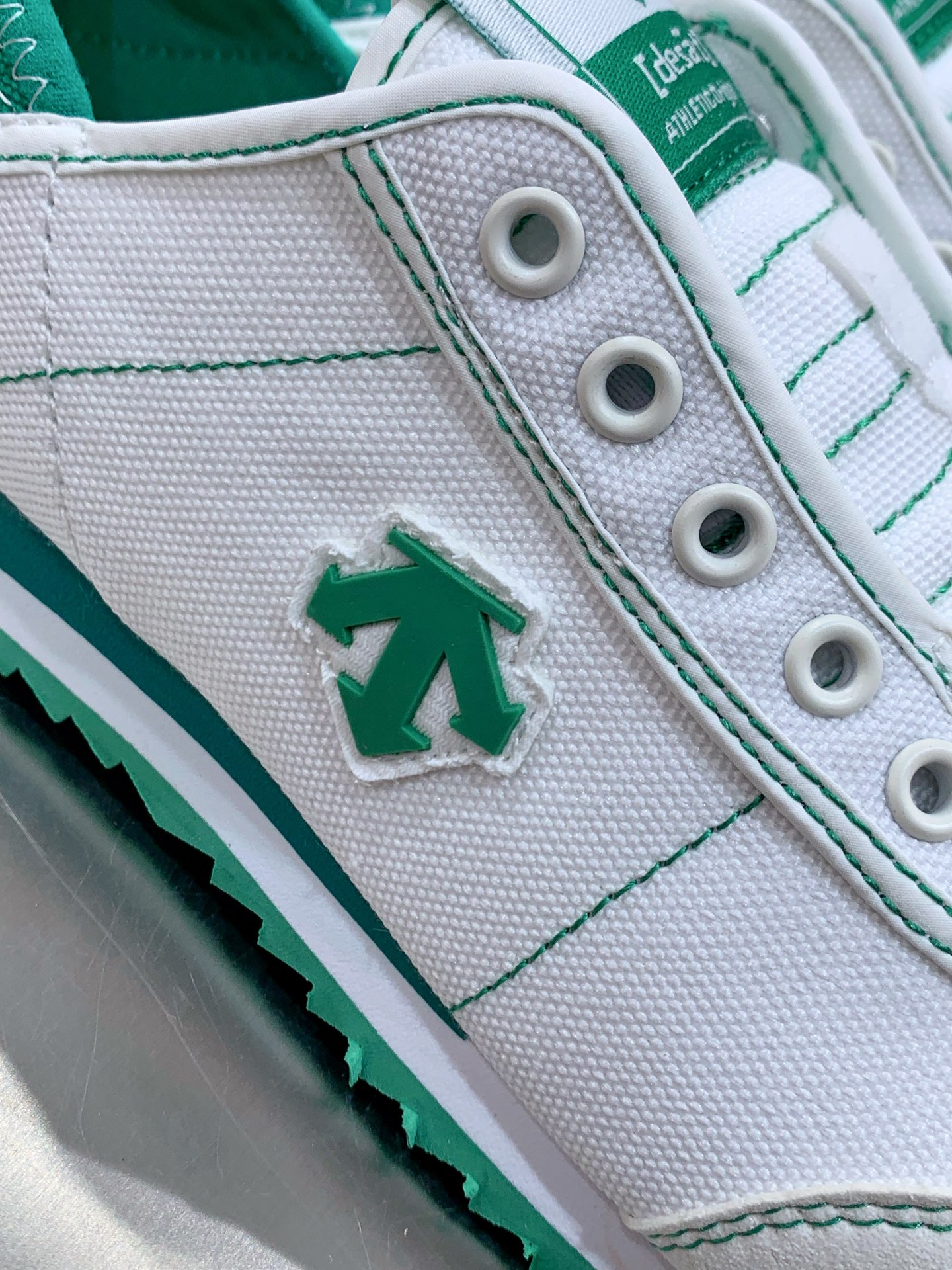 Descente Leather Shoes Cow Leather Breathable M-s