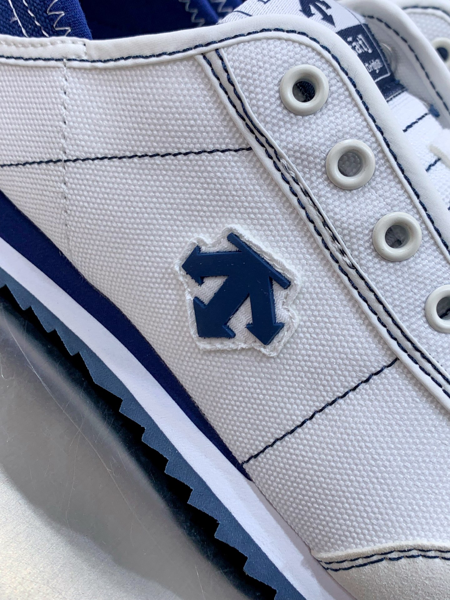 Descente Leather Shoes Cow Leather Breathable M-s