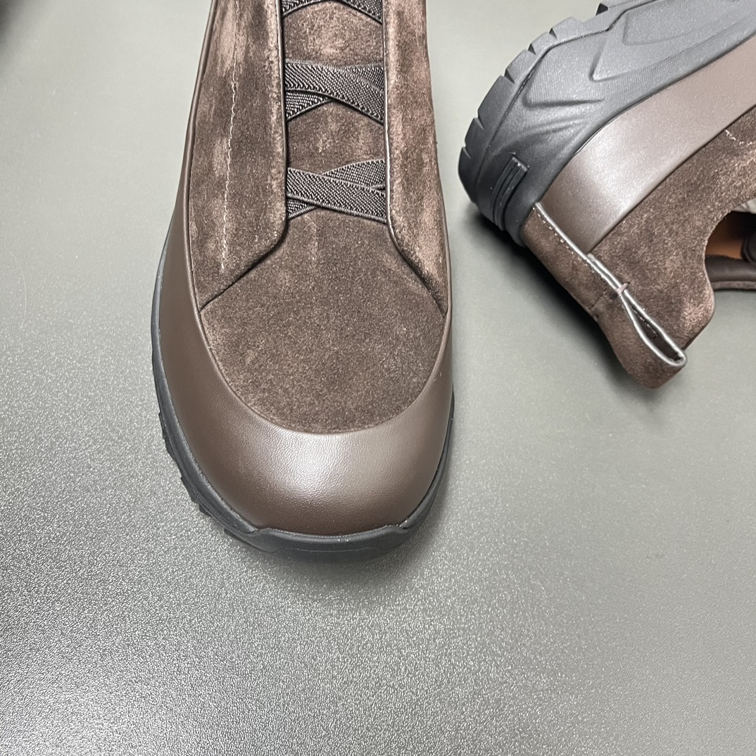 Ermenegildo Zegna Male Leather Shoes Lightweight M-l-s