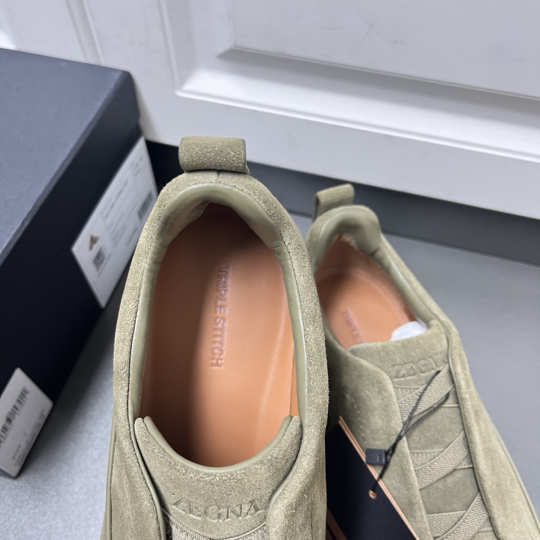 Ermenegildo Zegna Male Leather Shoes Lightweight M-l-s