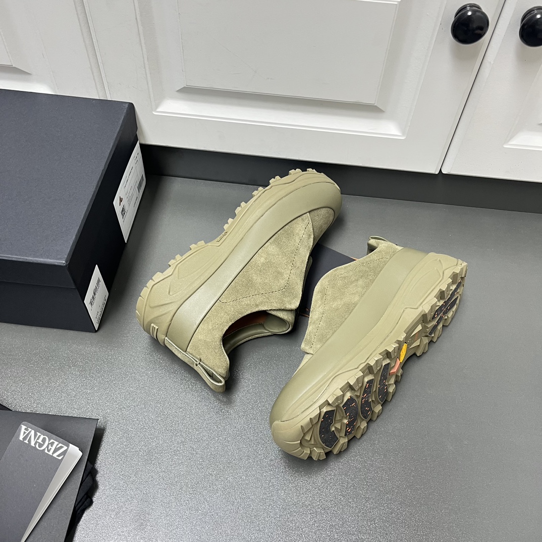 Ermenegildo Zegna Male Leather Shoes Lightweight M-l-s