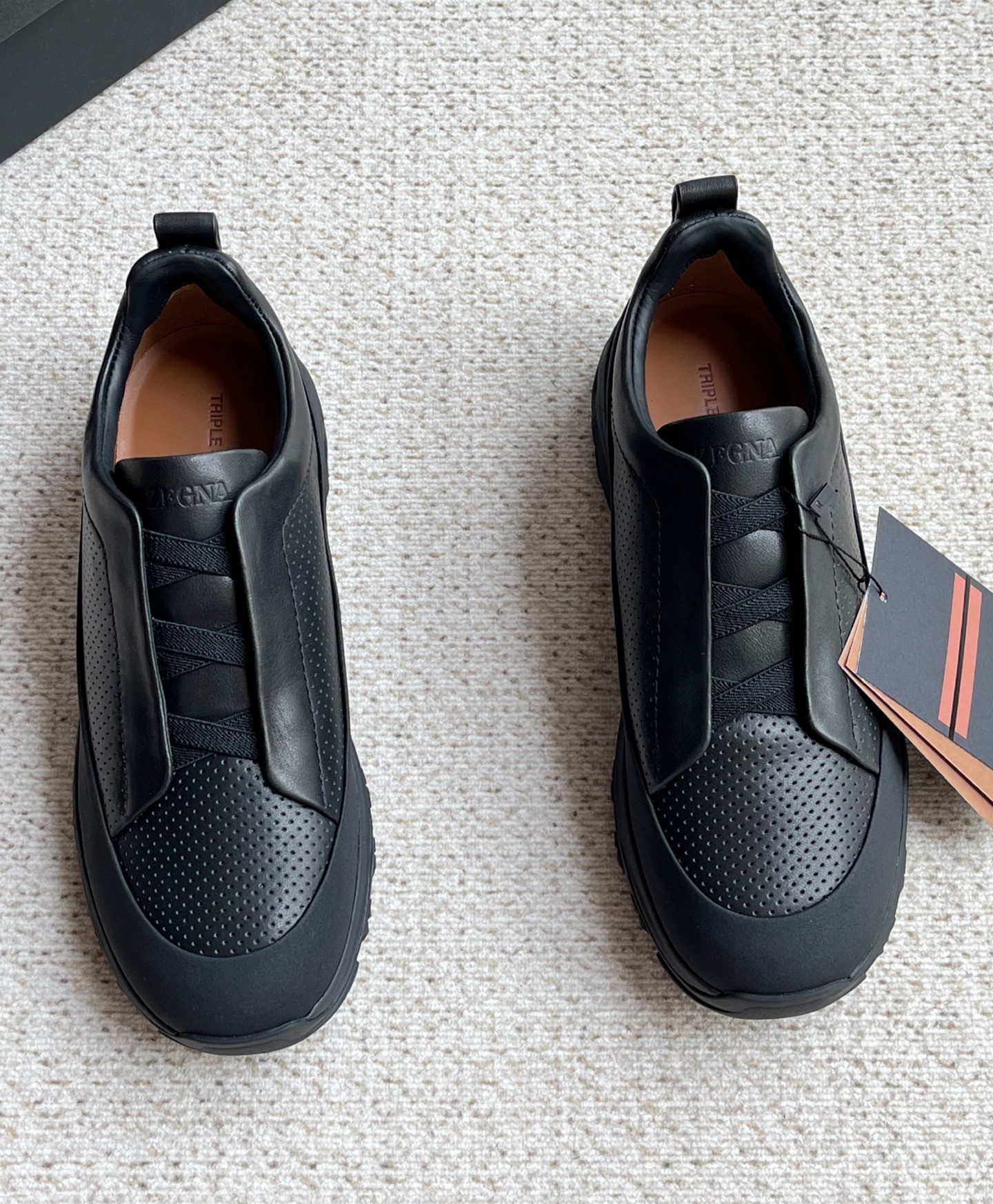 Ermenegildo Zegna Male Leather Shoes Cow Leather Lightweight M-l-s