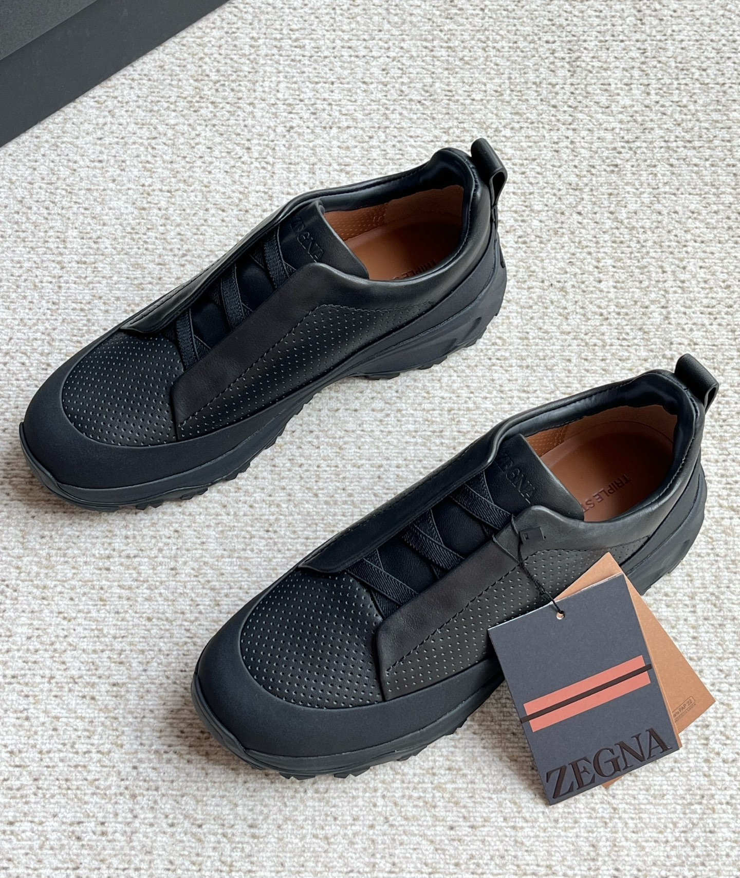 Ermenegildo Zegna Male Leather Shoes Cow Leather Lightweight M-l-s