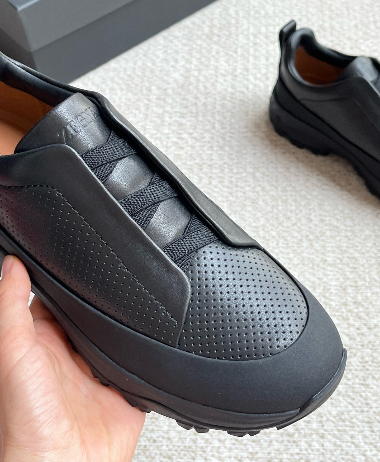 Ermenegildo Zegna Male Leather Shoes Cow Leather Lightweight M-l-s