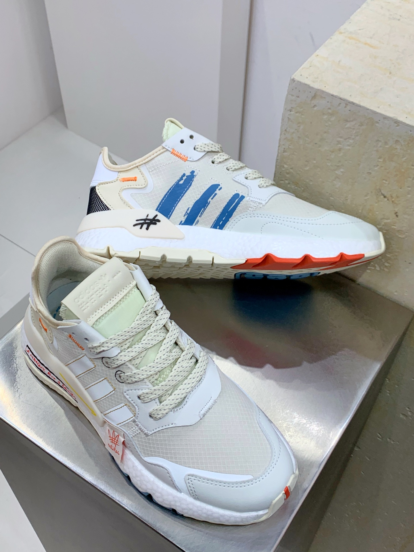 Adidas Running Shoes Mesh Shock Absorbing M-l-s