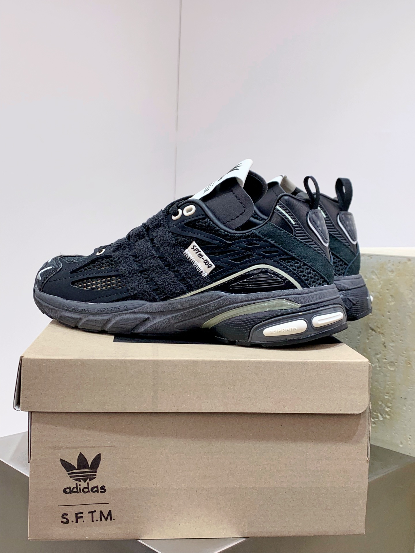 Adidas Calvin Klein Male Running Shoes Mesh Black Breathable M-l-s