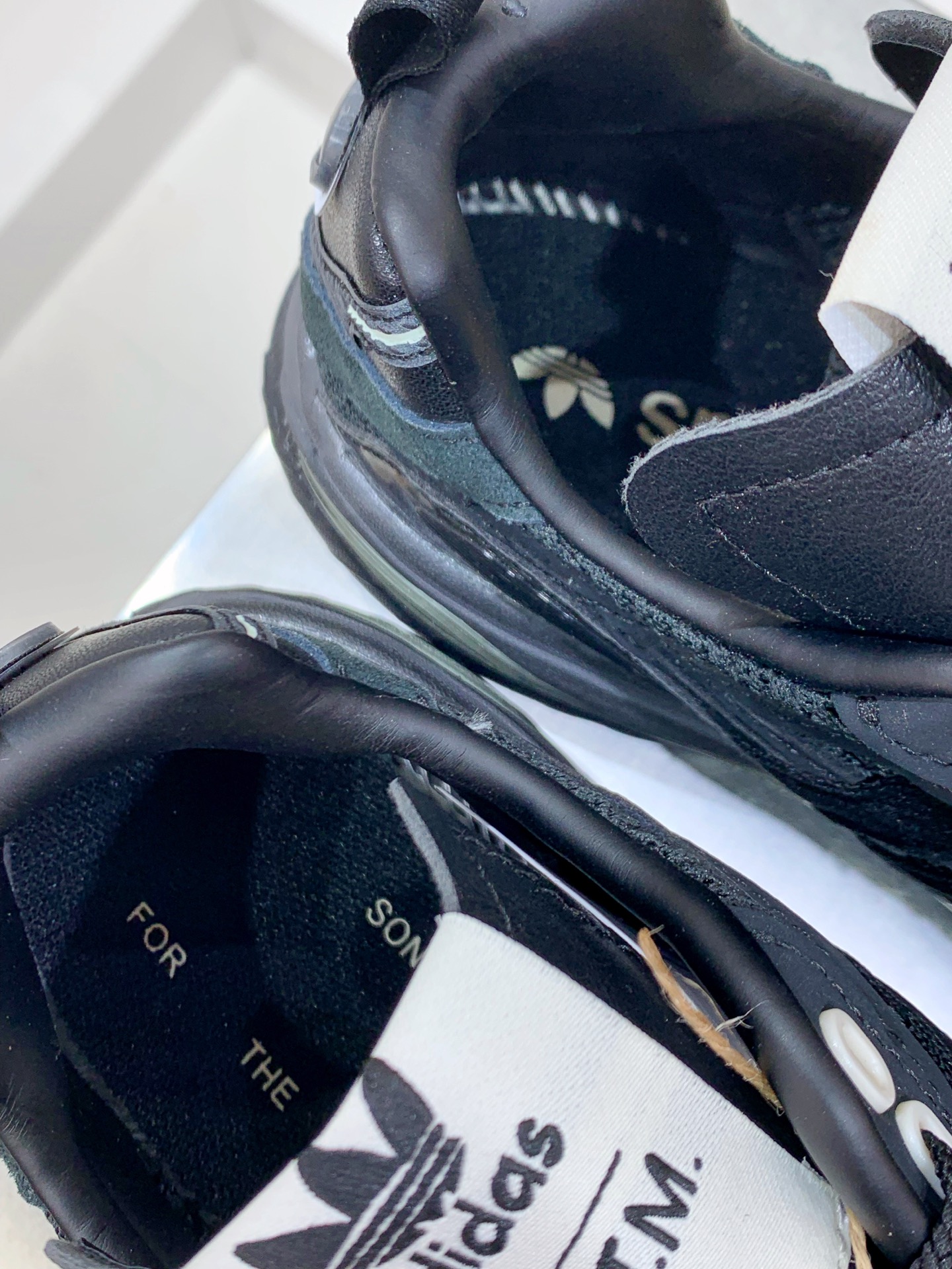 Adidas Calvin Klein Male Running Shoes Mesh Black Breathable M-l-s