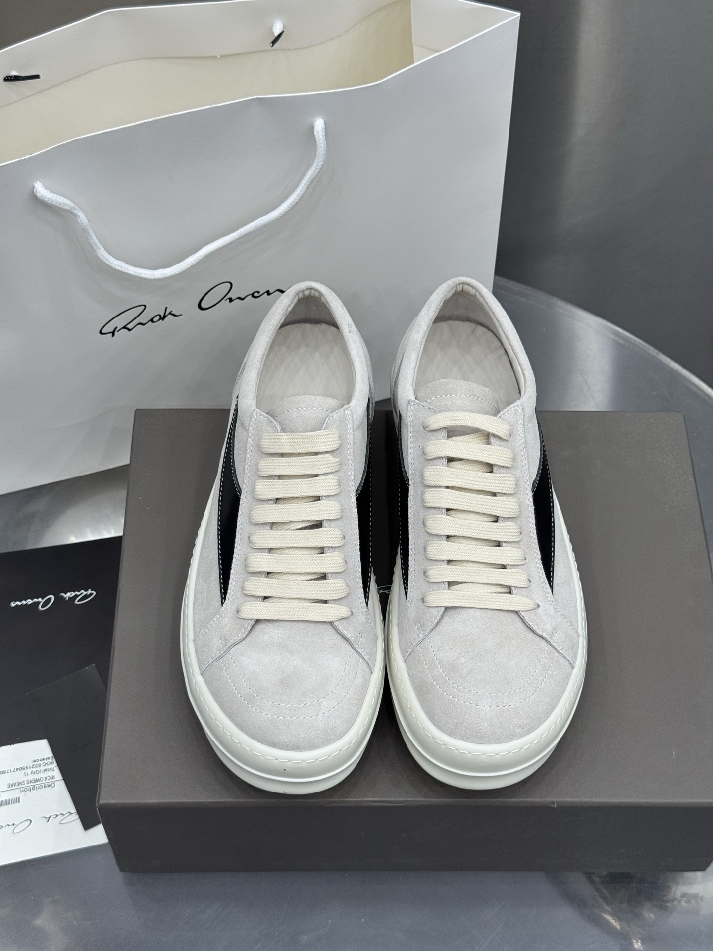Calvin Klein Rick Owens Male Sneakers White S