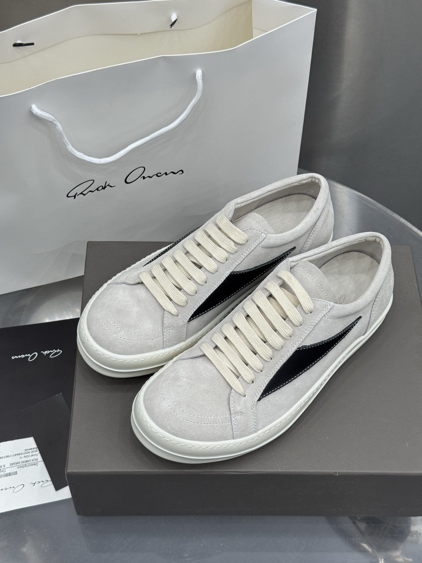 Calvin Klein Rick Owens Male Sneakers White S
