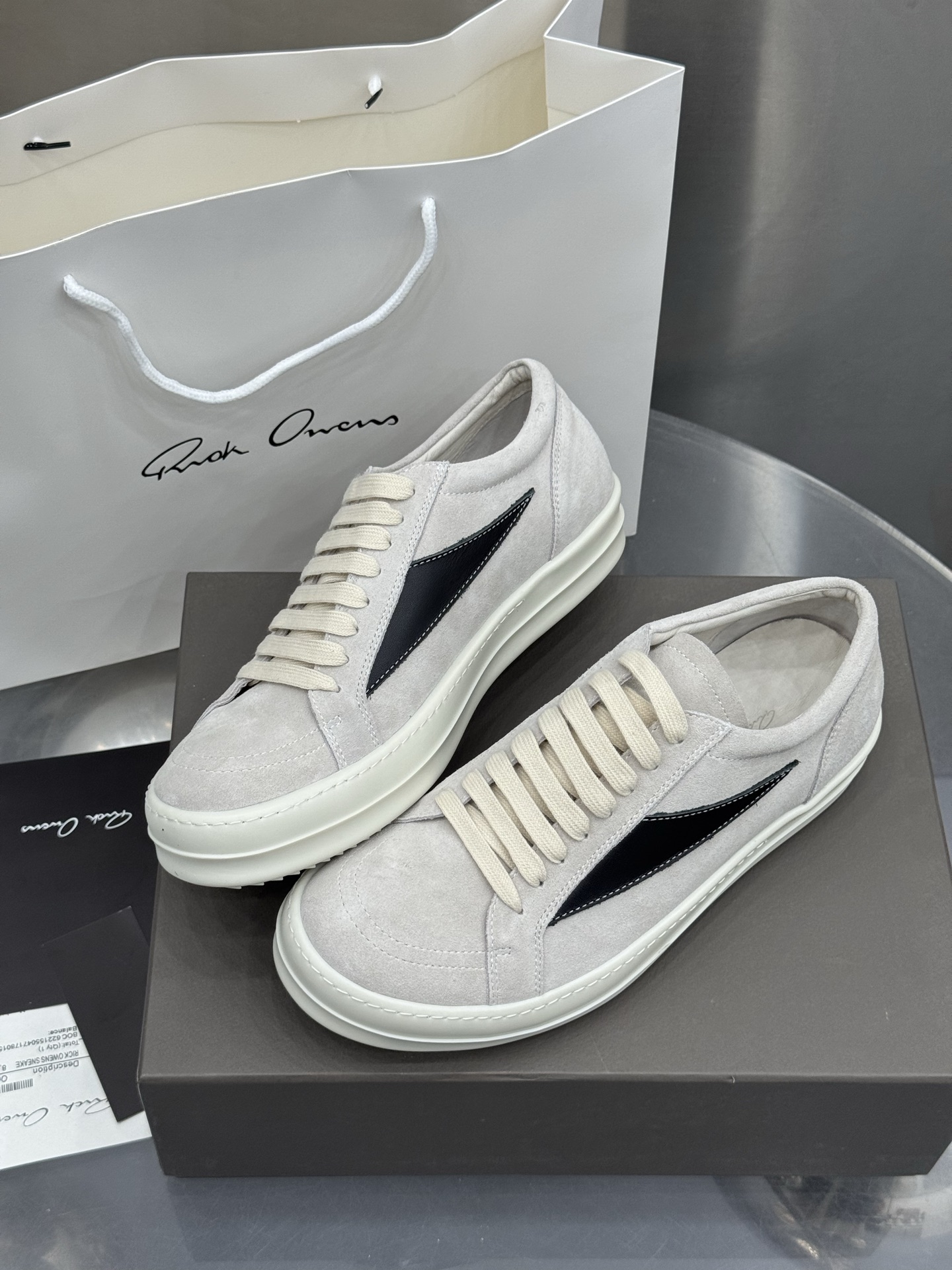 Calvin Klein Rick Owens Male Sneakers White S