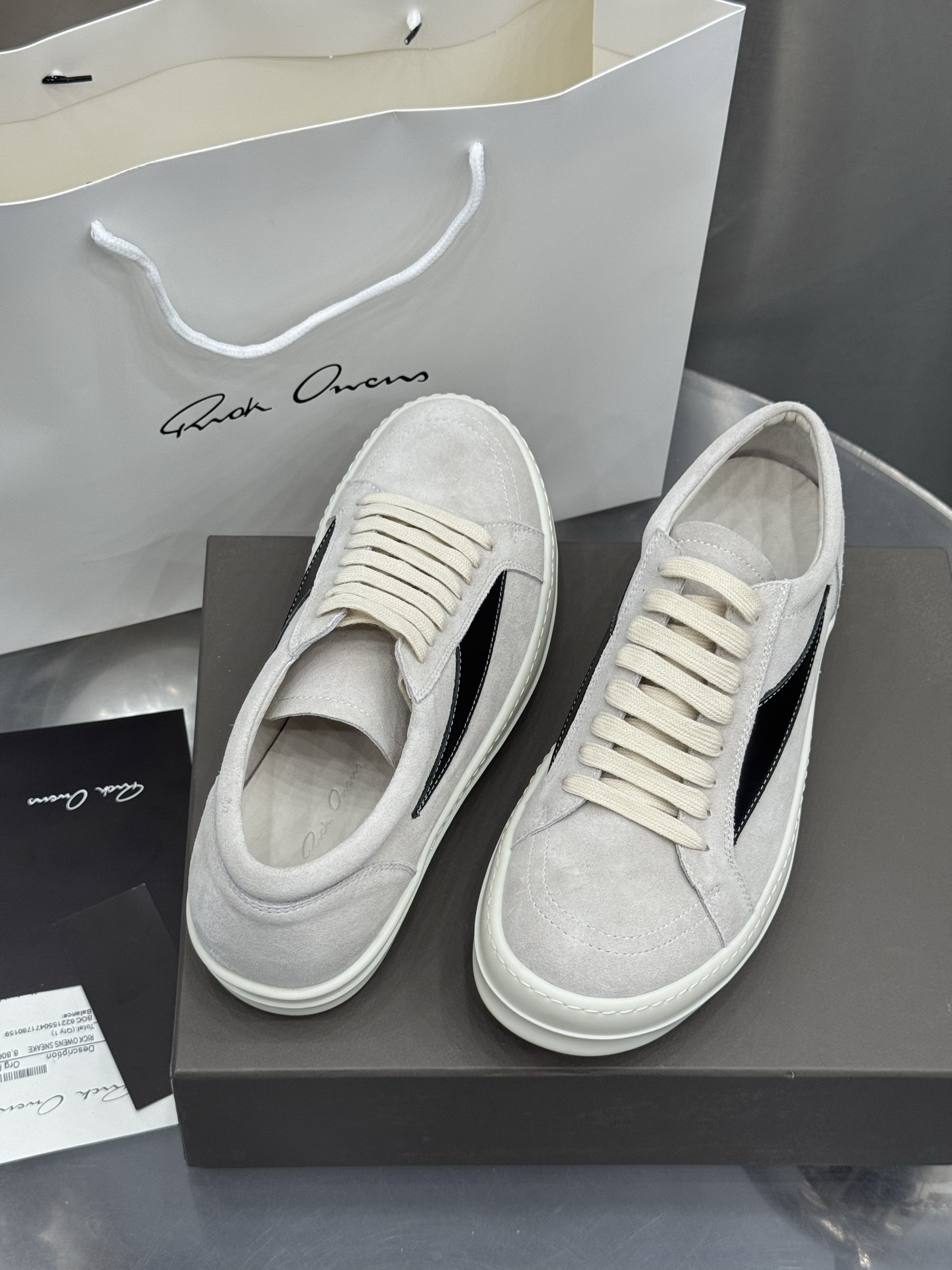 Calvin Klein Rick Owens Male Sneakers White S