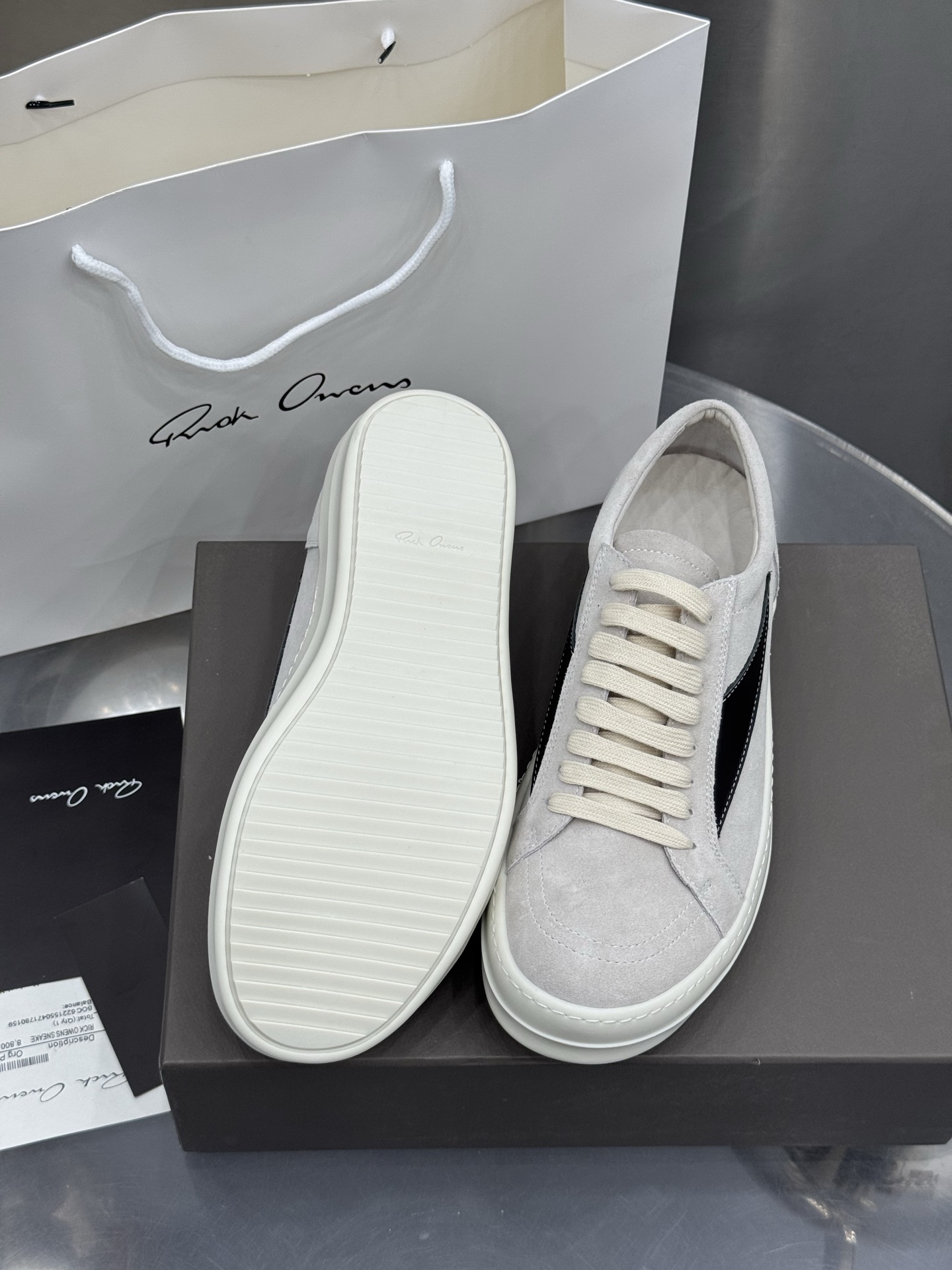 Calvin Klein Rick Owens Male Sneakers White S