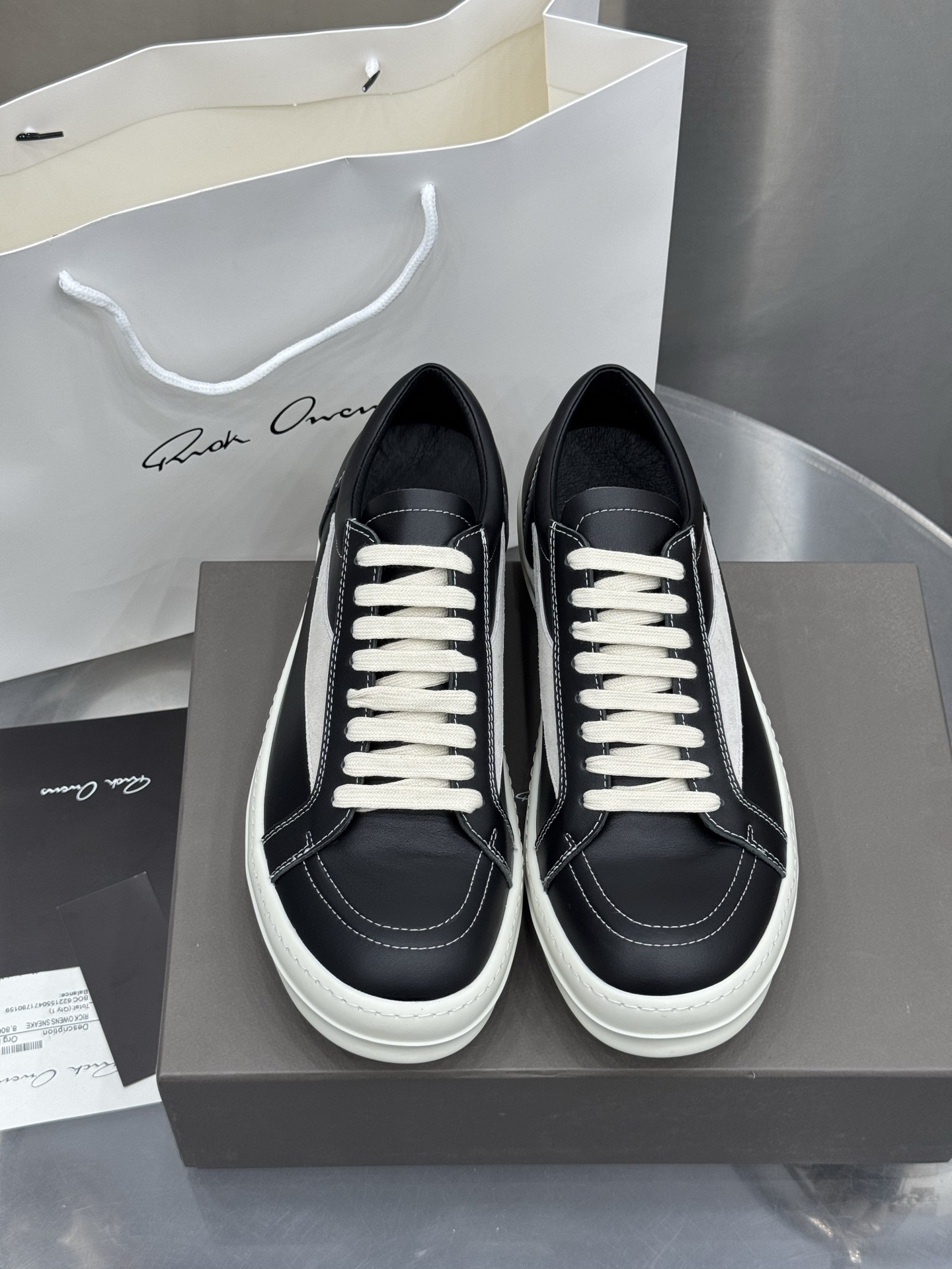 Calvin Klein Rick Owens Male Sneakers White S