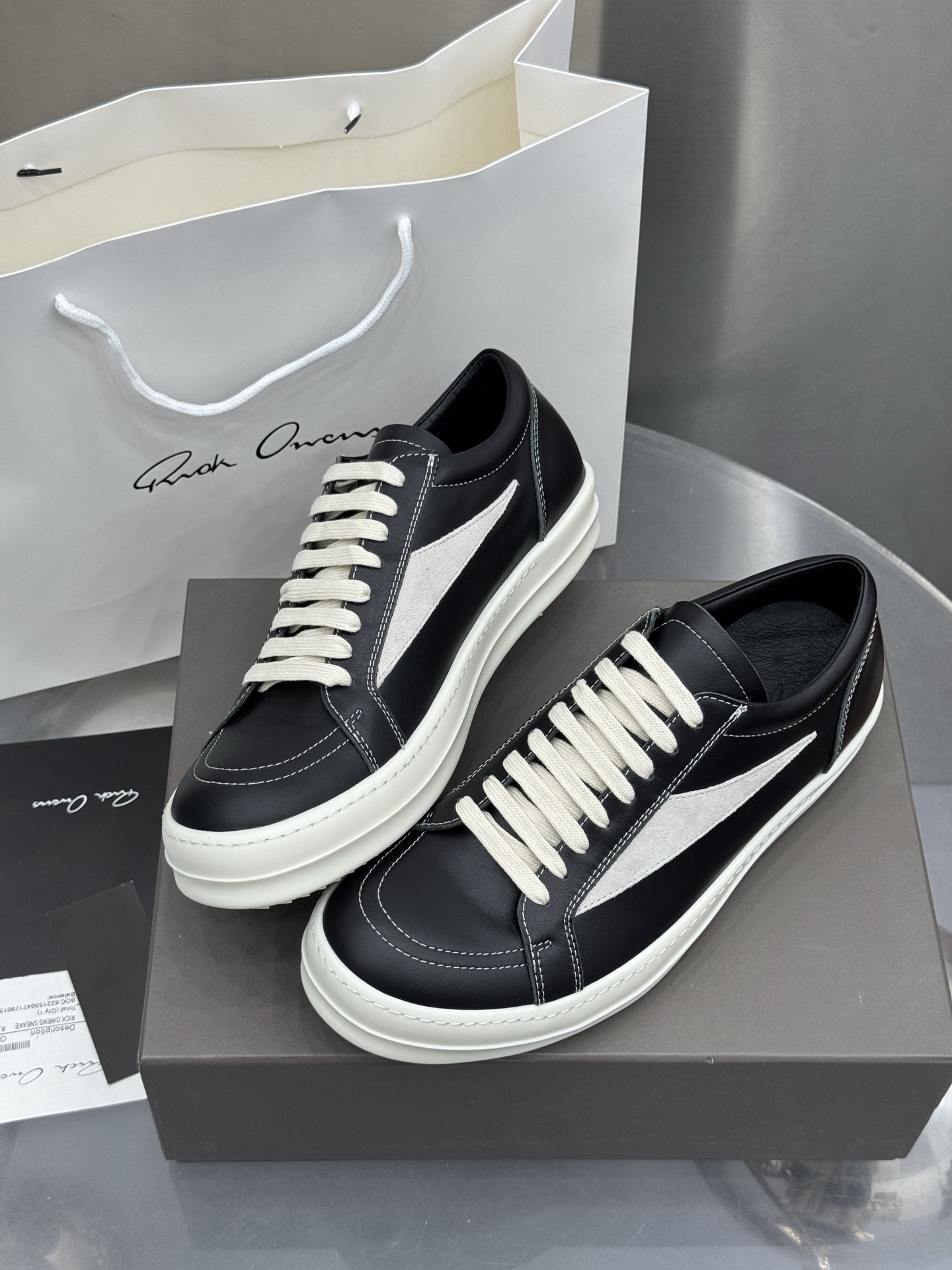 Calvin Klein Rick Owens Male Sneakers White S