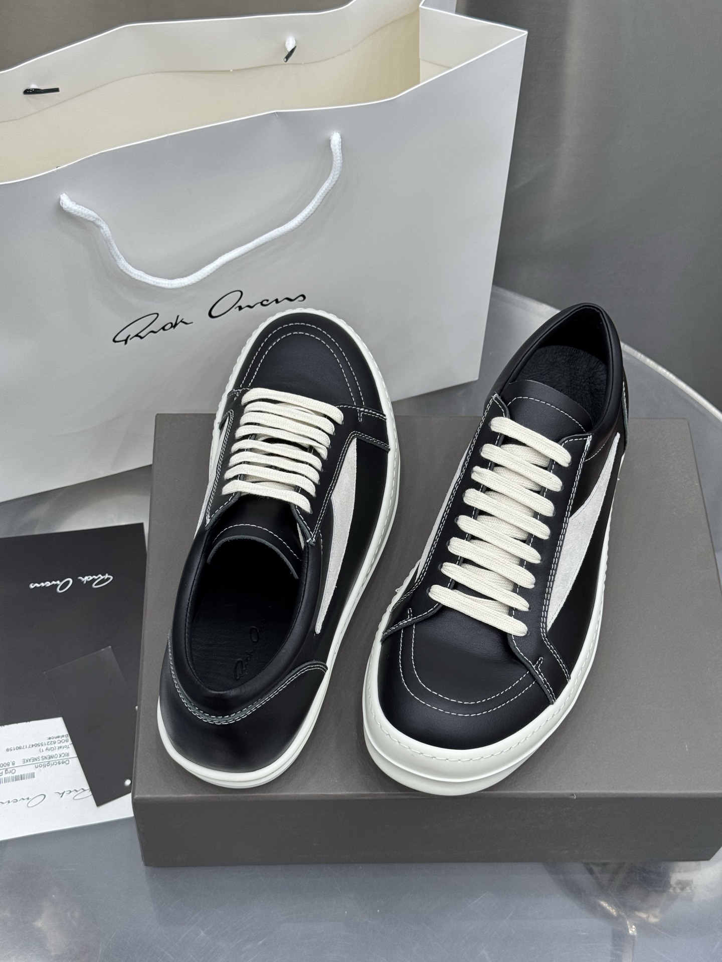 Calvin Klein Rick Owens Male Sneakers White S
