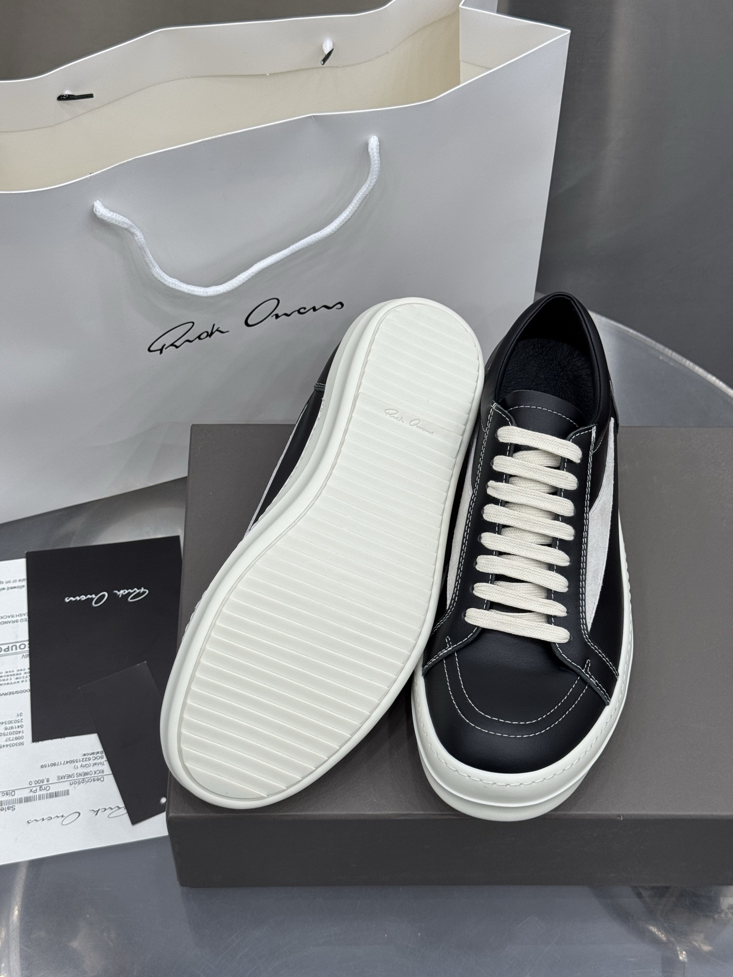 Calvin Klein Rick Owens Male Sneakers White S