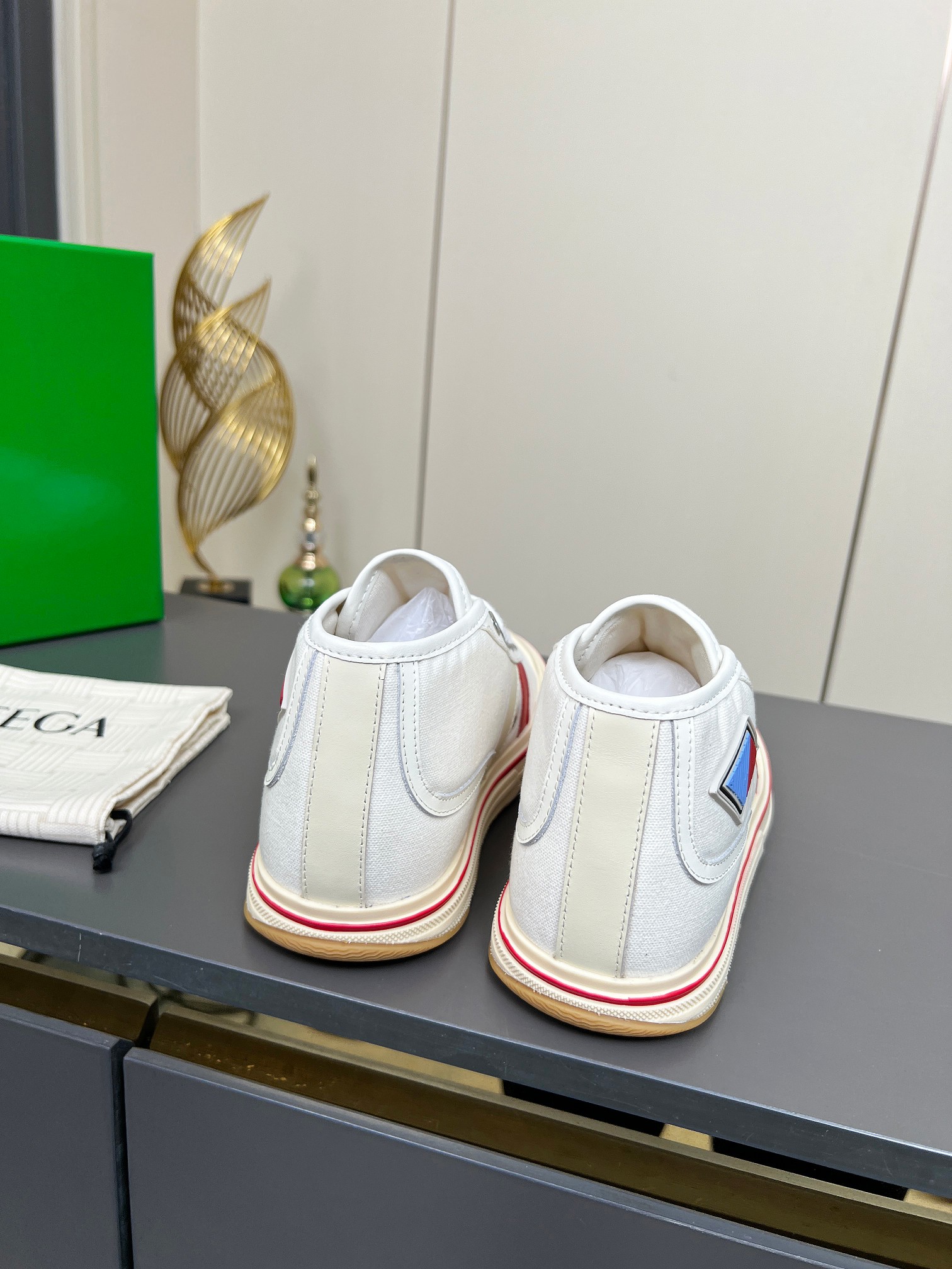 Bottega Veneta Male Canvas Shoes Canvas Breathable M-l