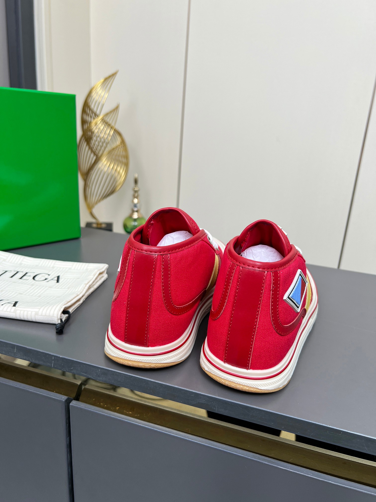 Bottega Veneta Male Canvas Shoes Canvas Breathable M-l