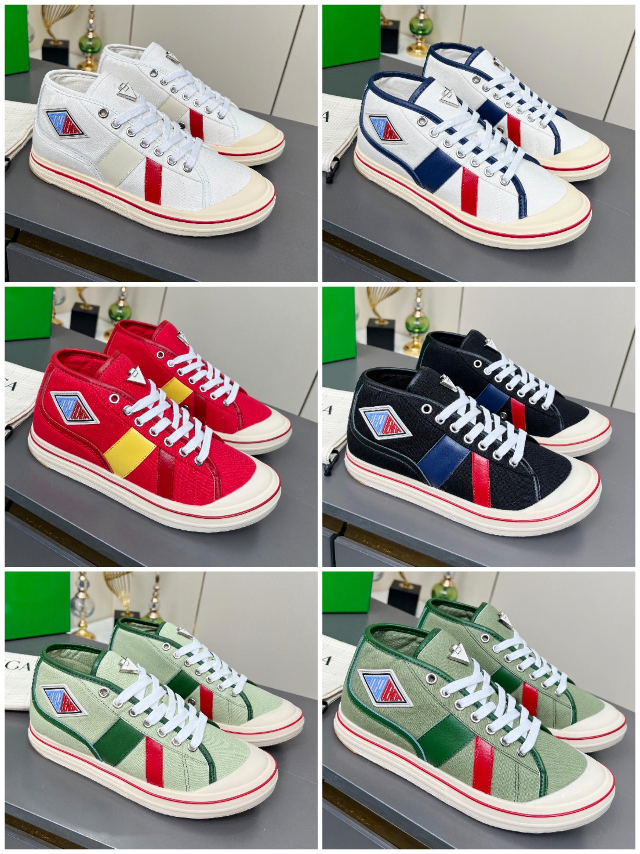 Bottega Veneta Male Canvas Shoes Canvas Breathable M-l