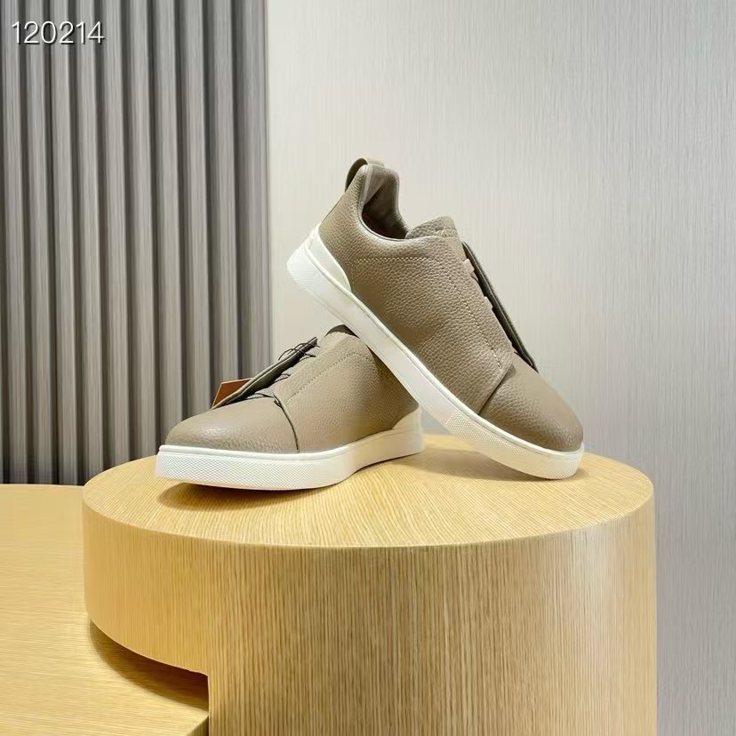 Ermenegildo Zegna Male Leather Shoes Cow Leather Lightweight M-l-s