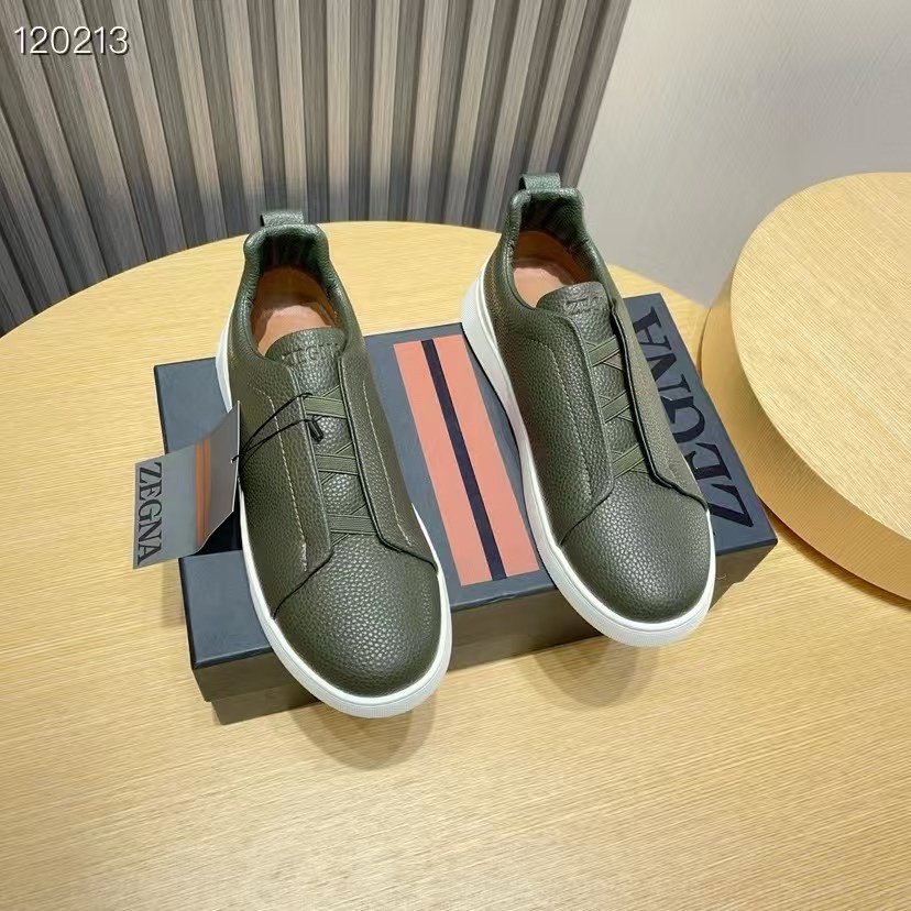 Ermenegildo Zegna Male Leather Shoes Cow Leather Lightweight M-l-s