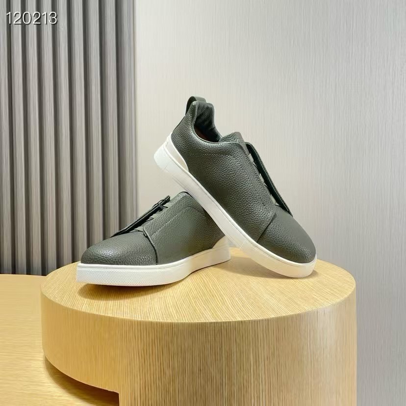 Ermenegildo Zegna Male Leather Shoes Cow Leather Lightweight M-l-s