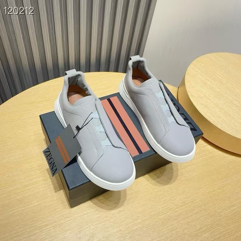 Ermenegildo Zegna Male Leather Shoes Cow Leather Lightweight M-l-s