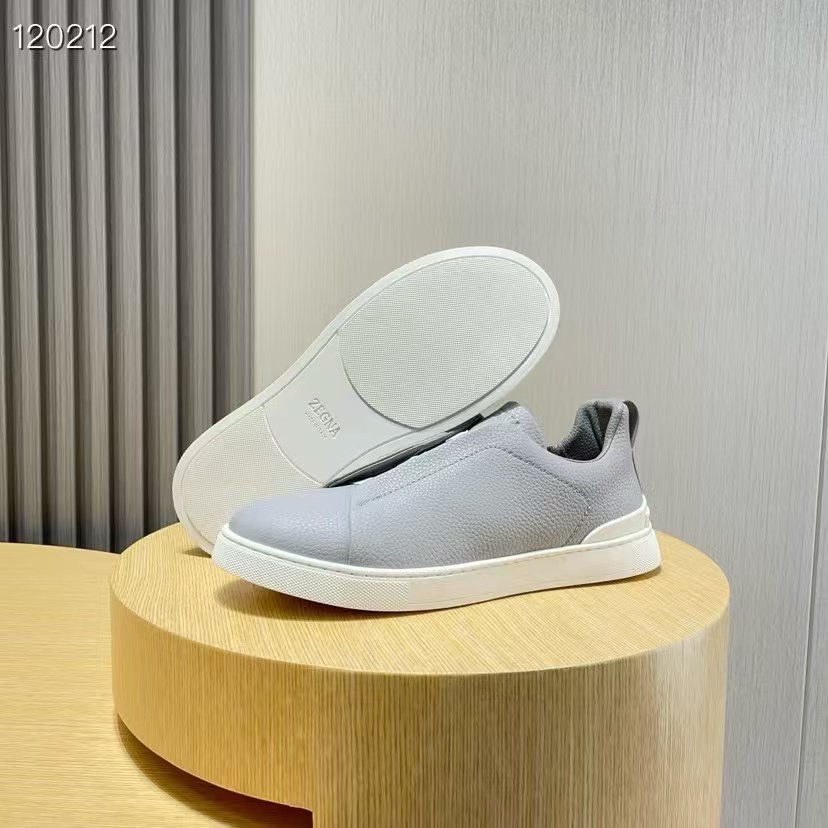 Ermenegildo Zegna Male Leather Shoes Cow Leather Lightweight M-l-s